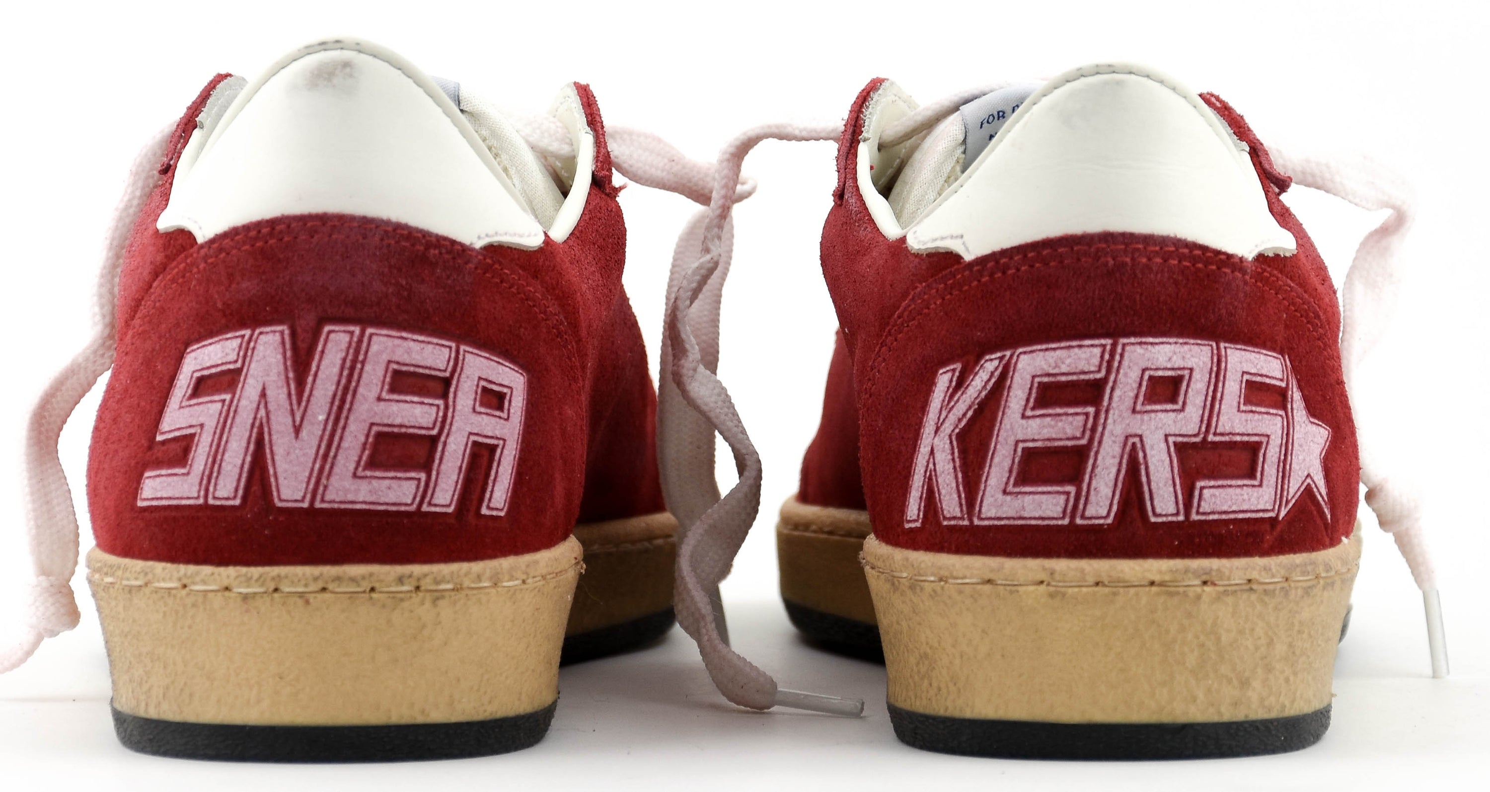 GOLDEN GOOSE BALL STAR RED WHITE