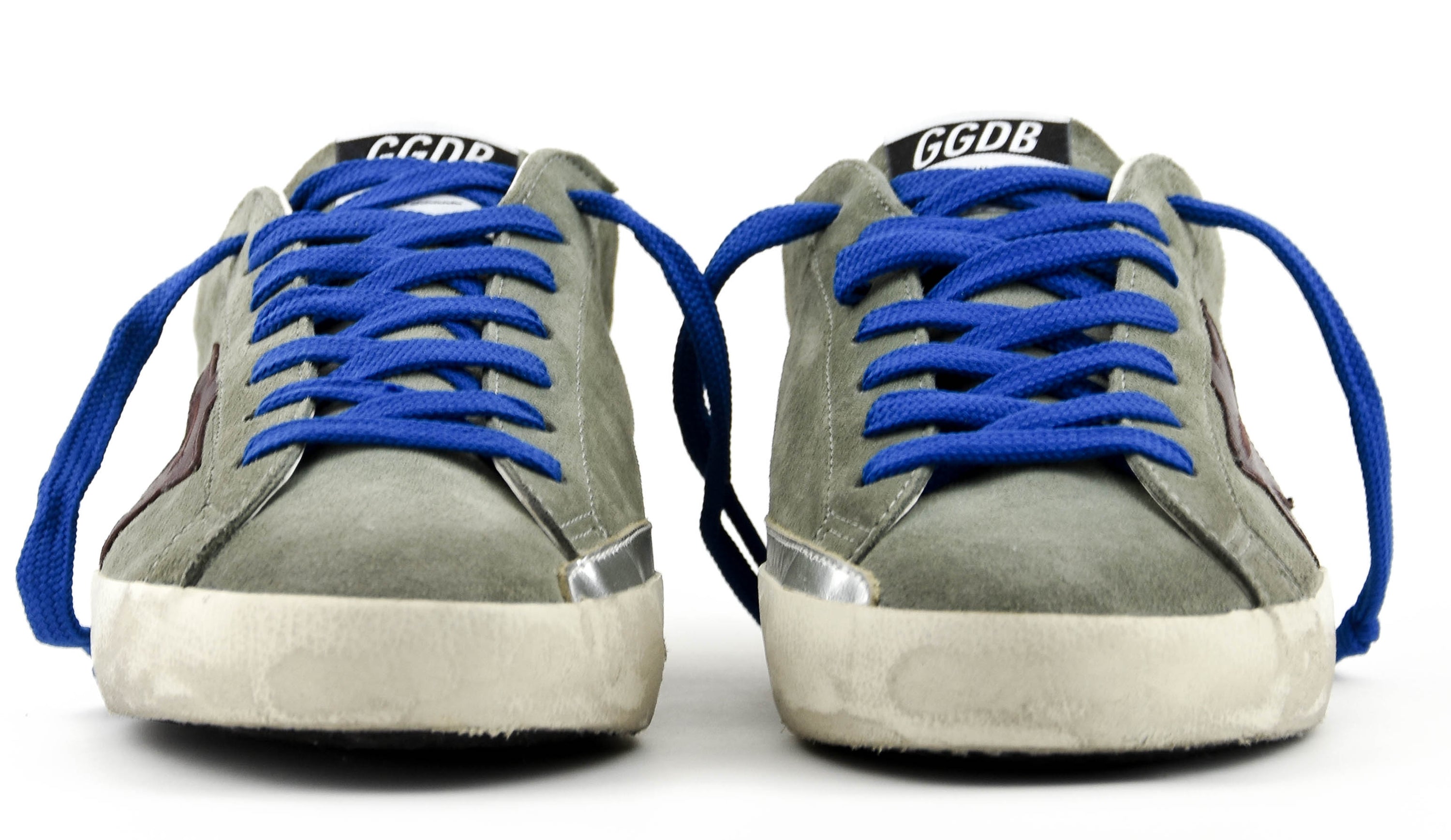 GOLDEN GOOSE SUPERSTAR GREEN BURGUNDY