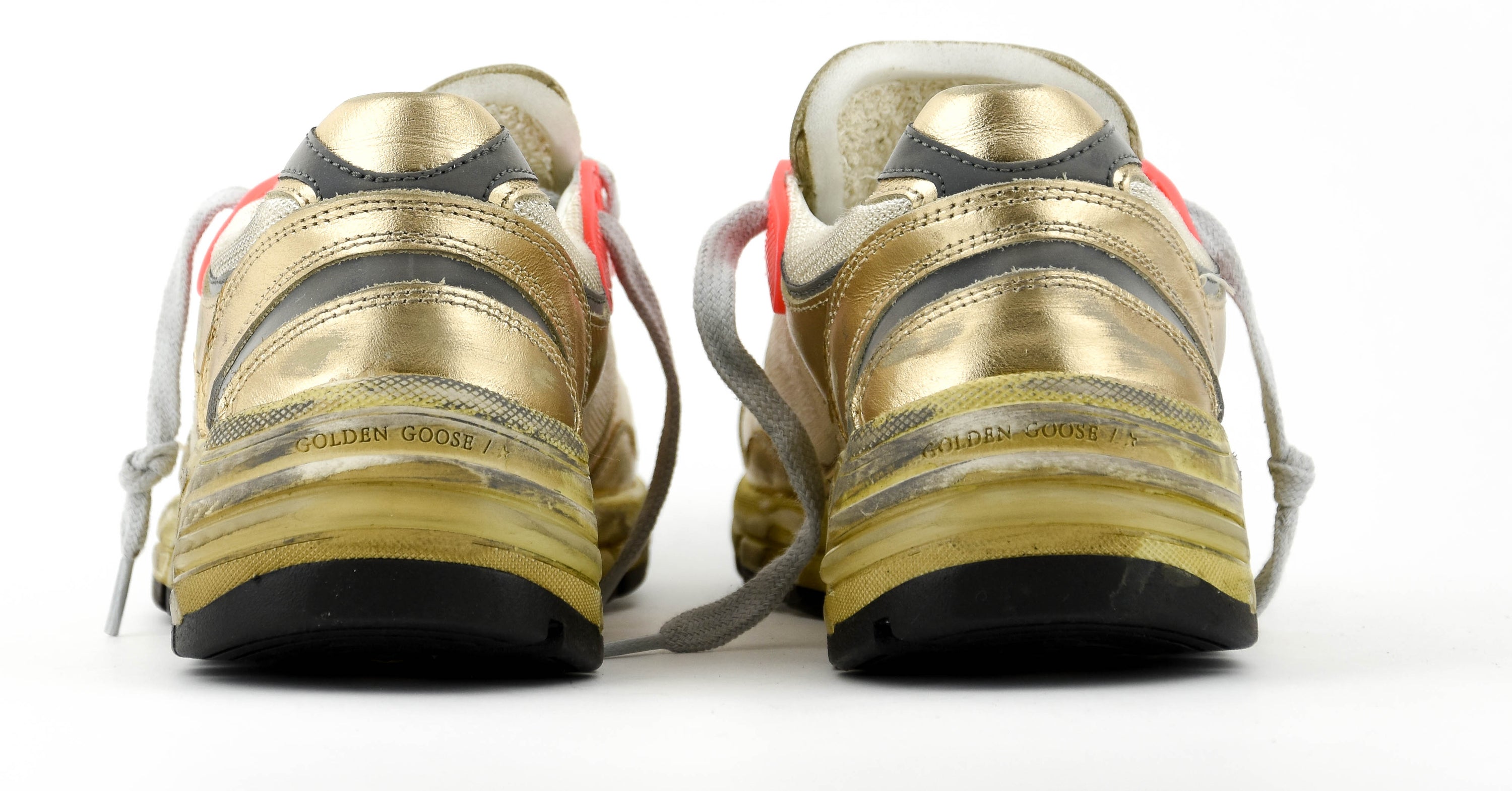 GOLDEN GOOSE RUNNING DAD GOLD CREAM
