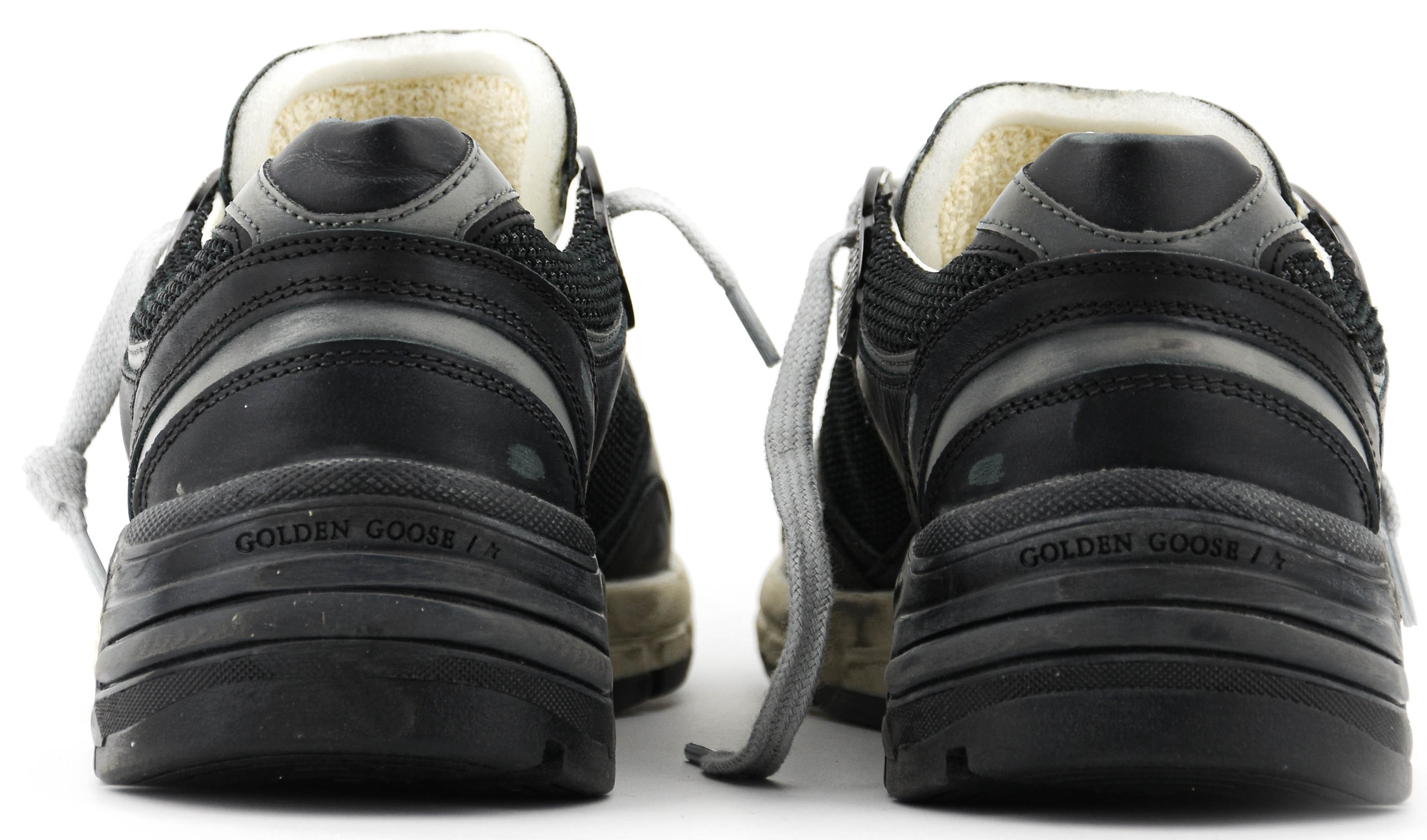 GOLDEN GOOSE RUNNING DAD BLACK DARK GREY