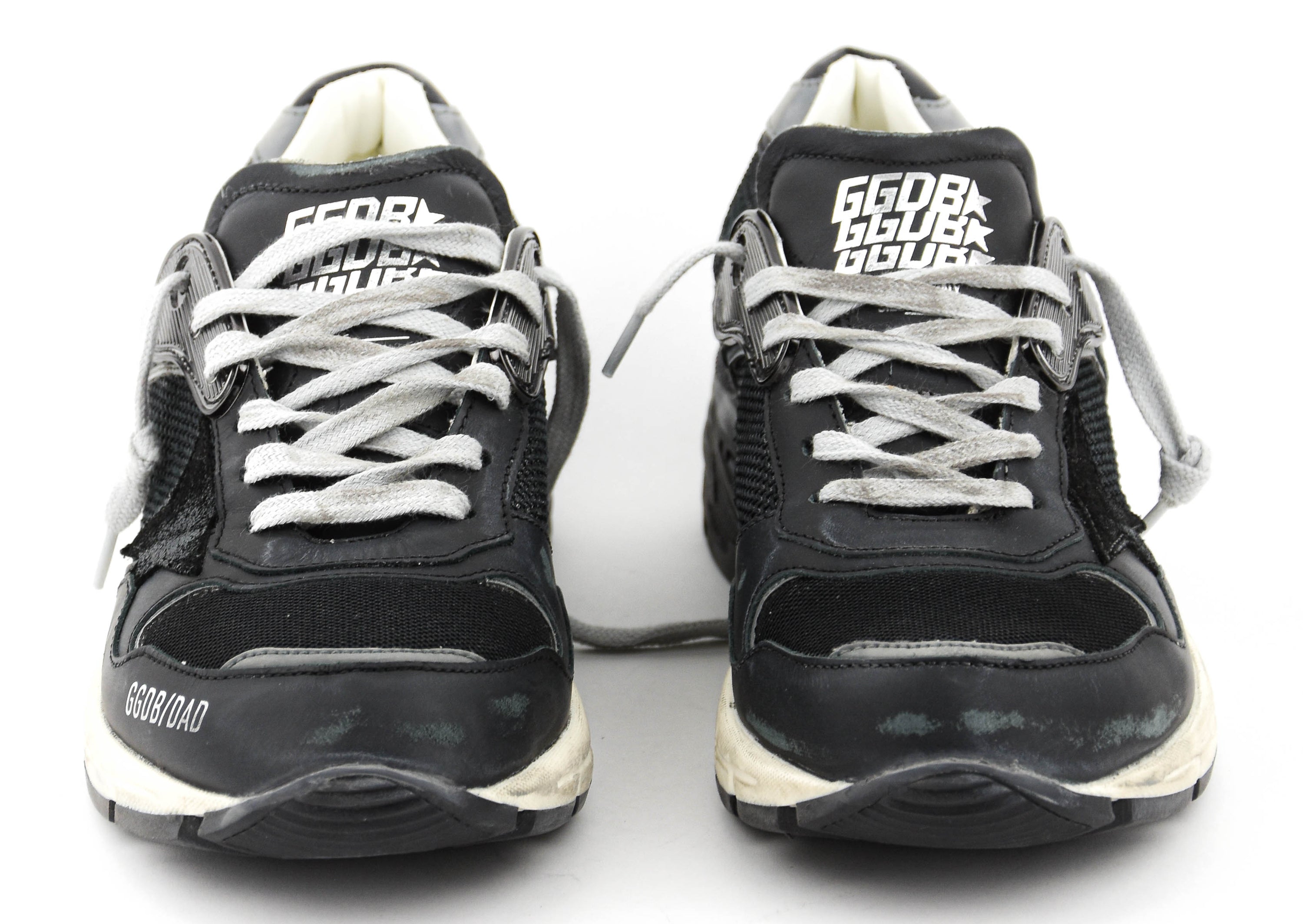 GOLDEN GOOSE RUNNING DAD BLACK DARK GREY