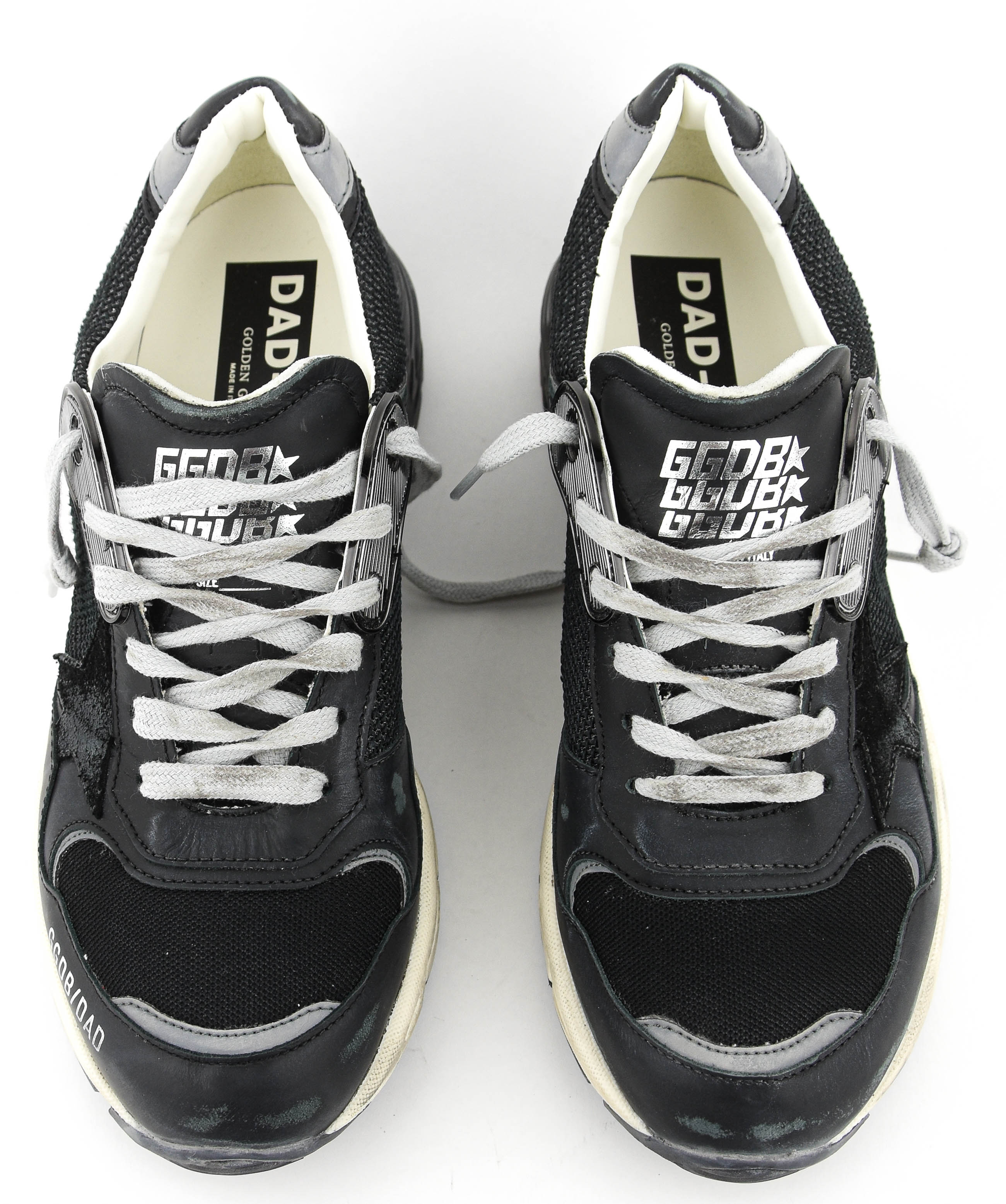 GOLDEN GOOSE RUNNING DAD BLACK DARK GREY