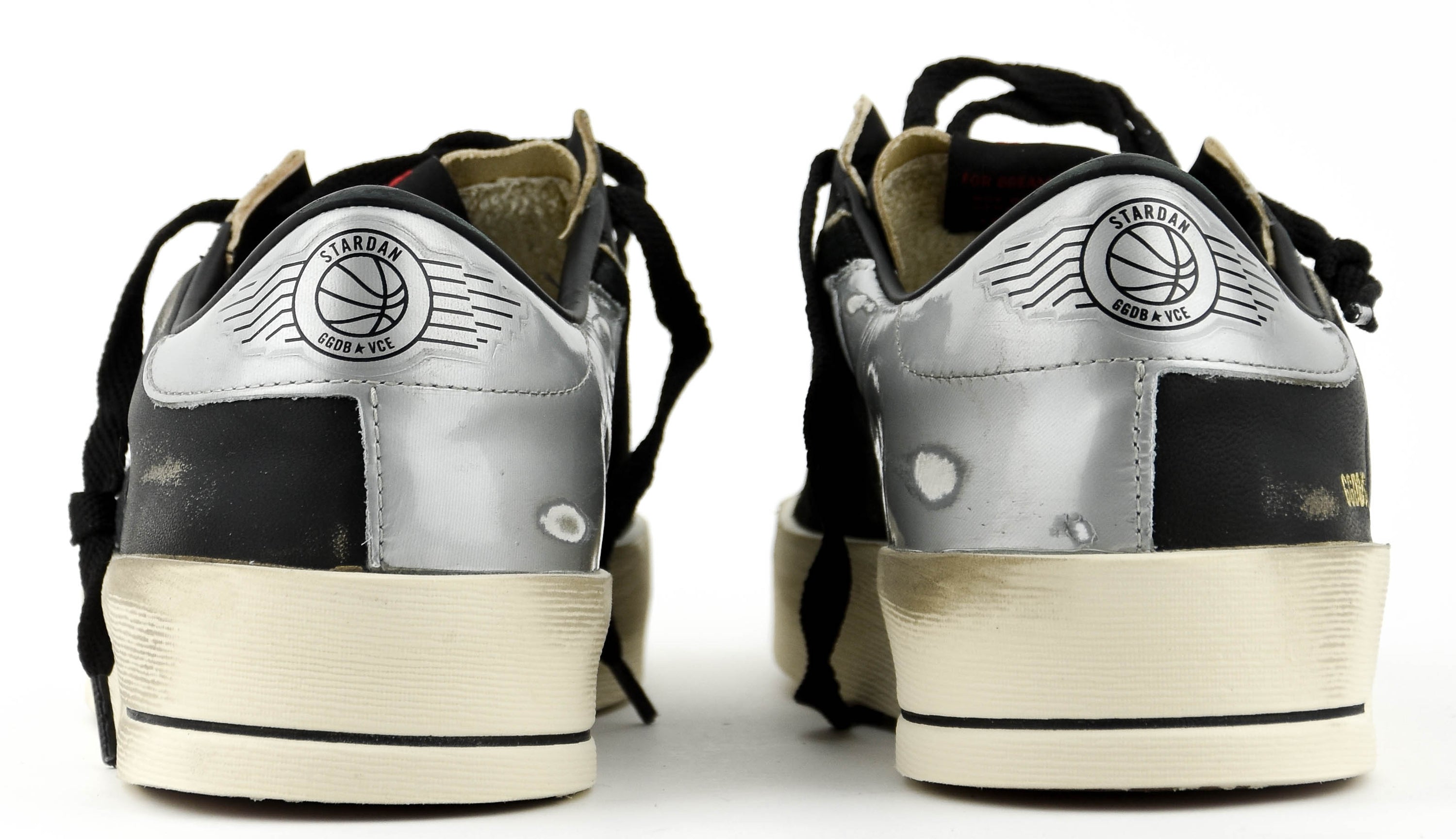 GOLDEN GOOSE STARDAN UNDER NET STAR BLACK