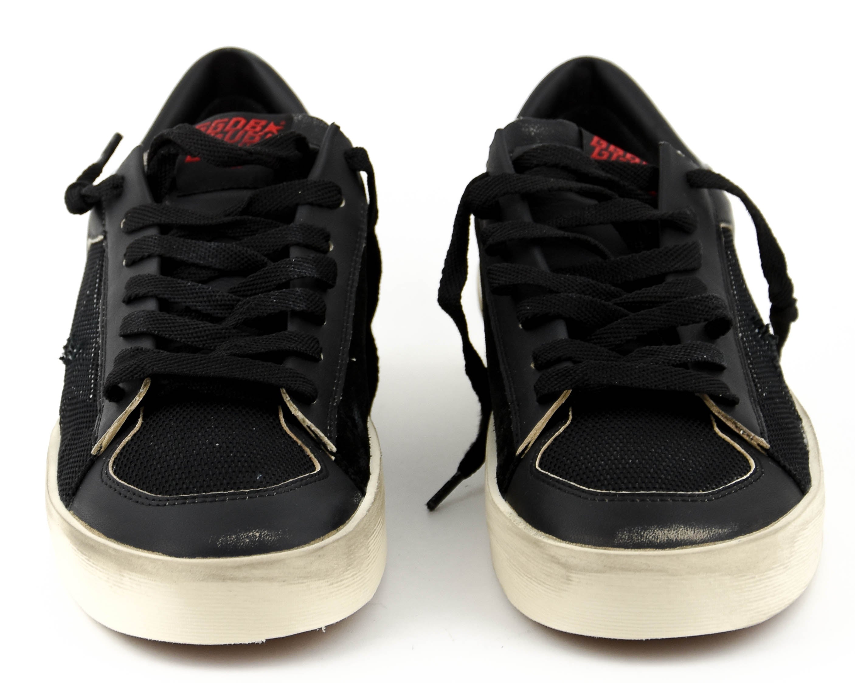 GOLDEN GOOSE STARDAN UNDER NET STAR BLACK