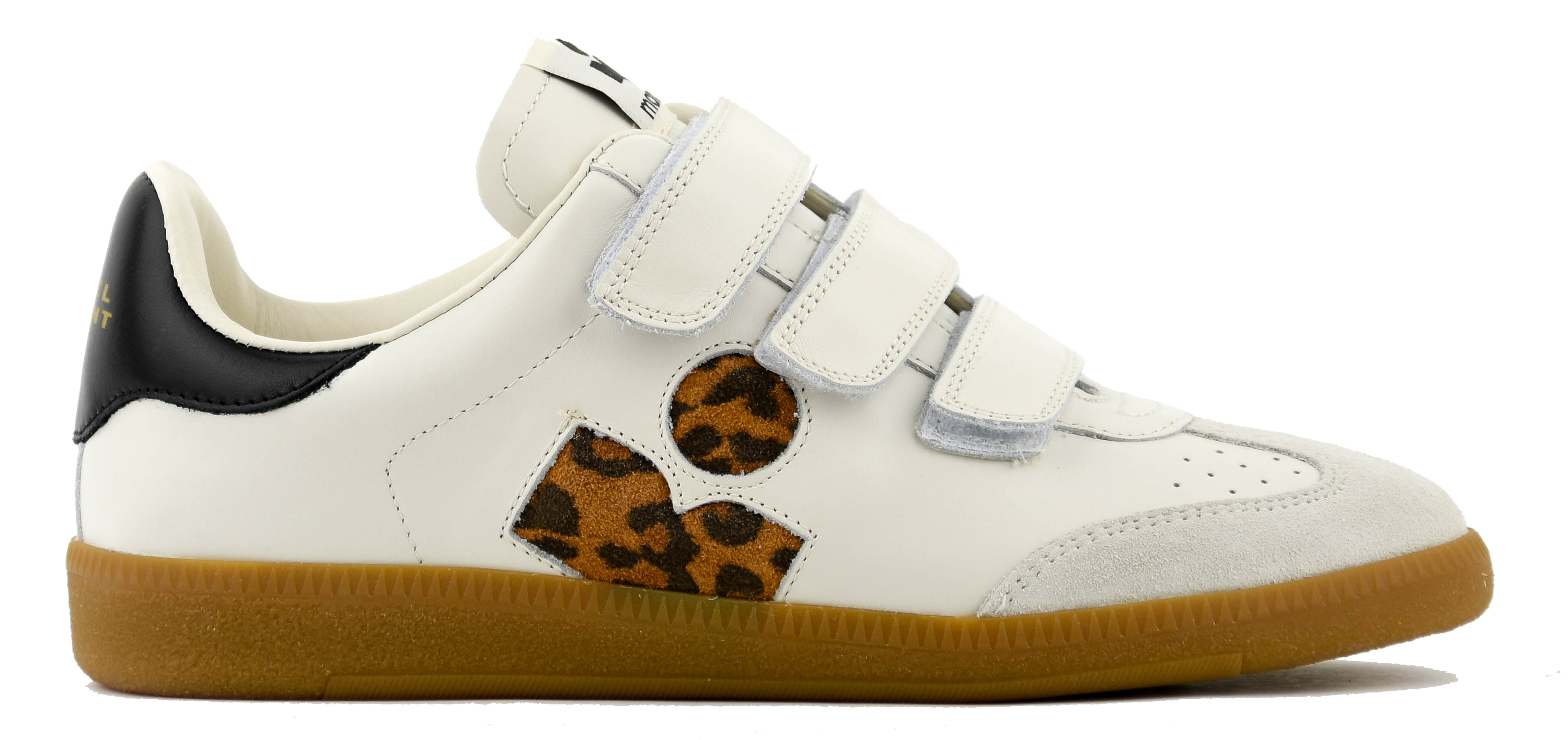 ISABEL MARANT BETH SNEAKER ECRU LEOPARD