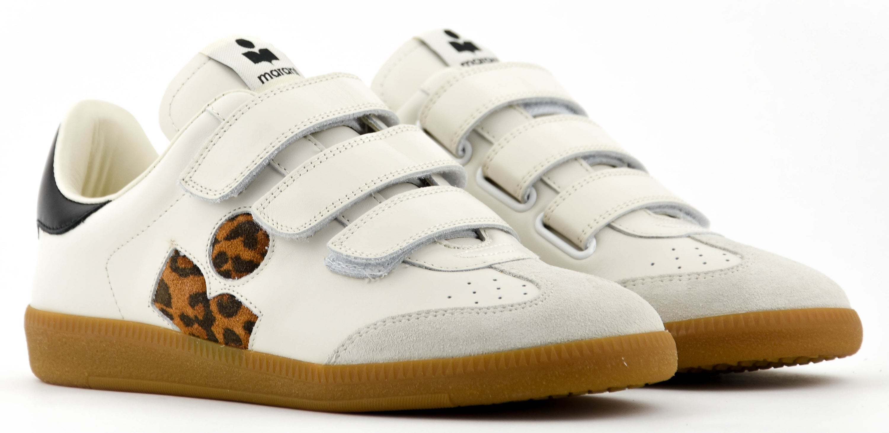 ISABEL MARANT BETH SNEAKER ECRU LEOPARD
