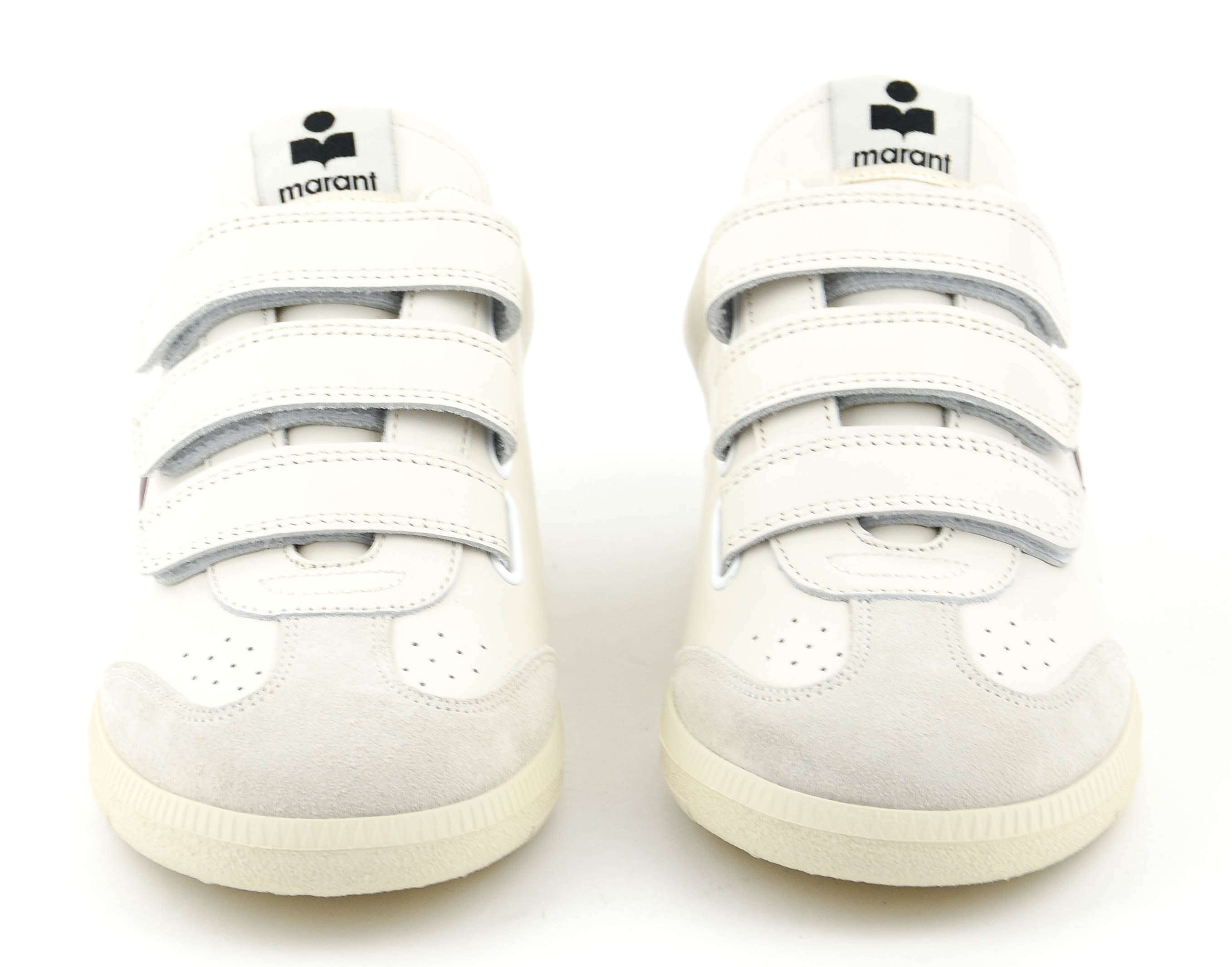 ISABEL MARANT BETH SNEAKER ECRU BORDO