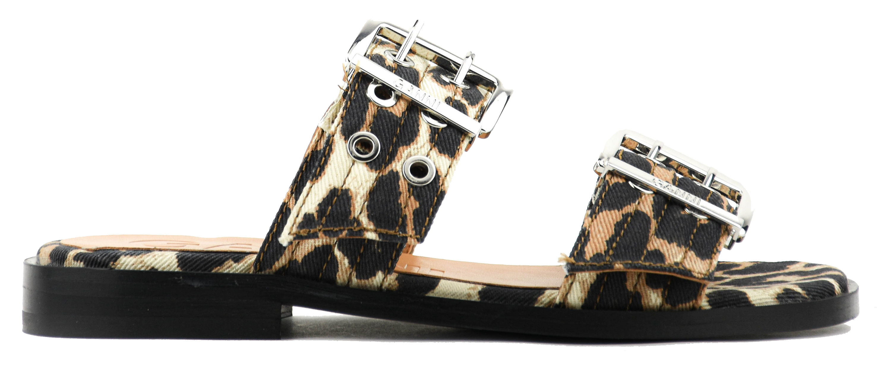 GANNI SLIDE LEOPARD