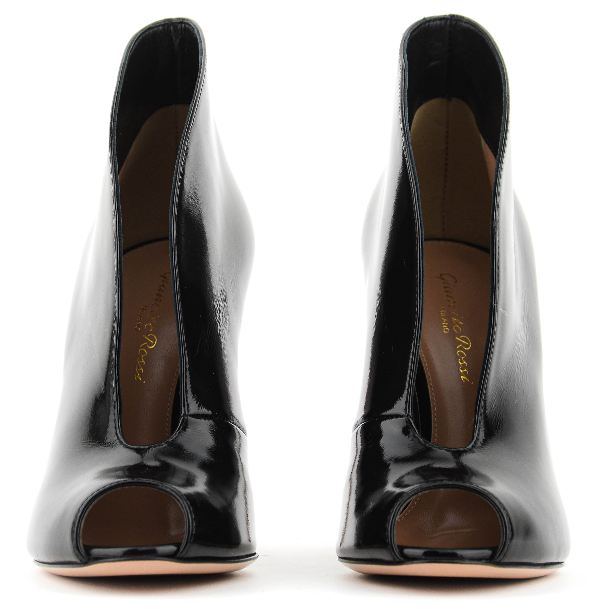 GIANVITO ROSSI VAMP BOOTIE BLACK