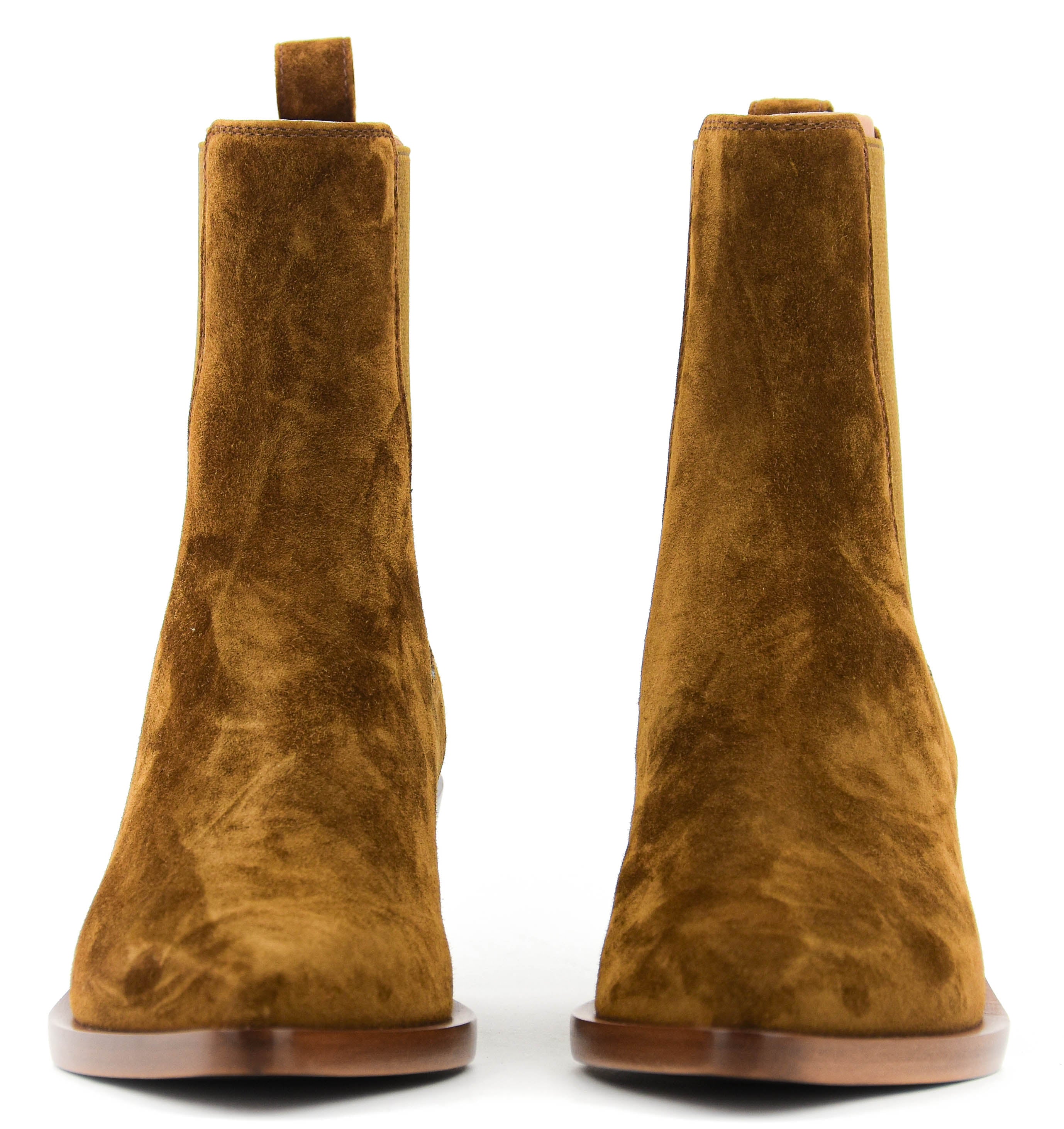 GIANVITO ROSSI WYLIE BOOTIE TAN