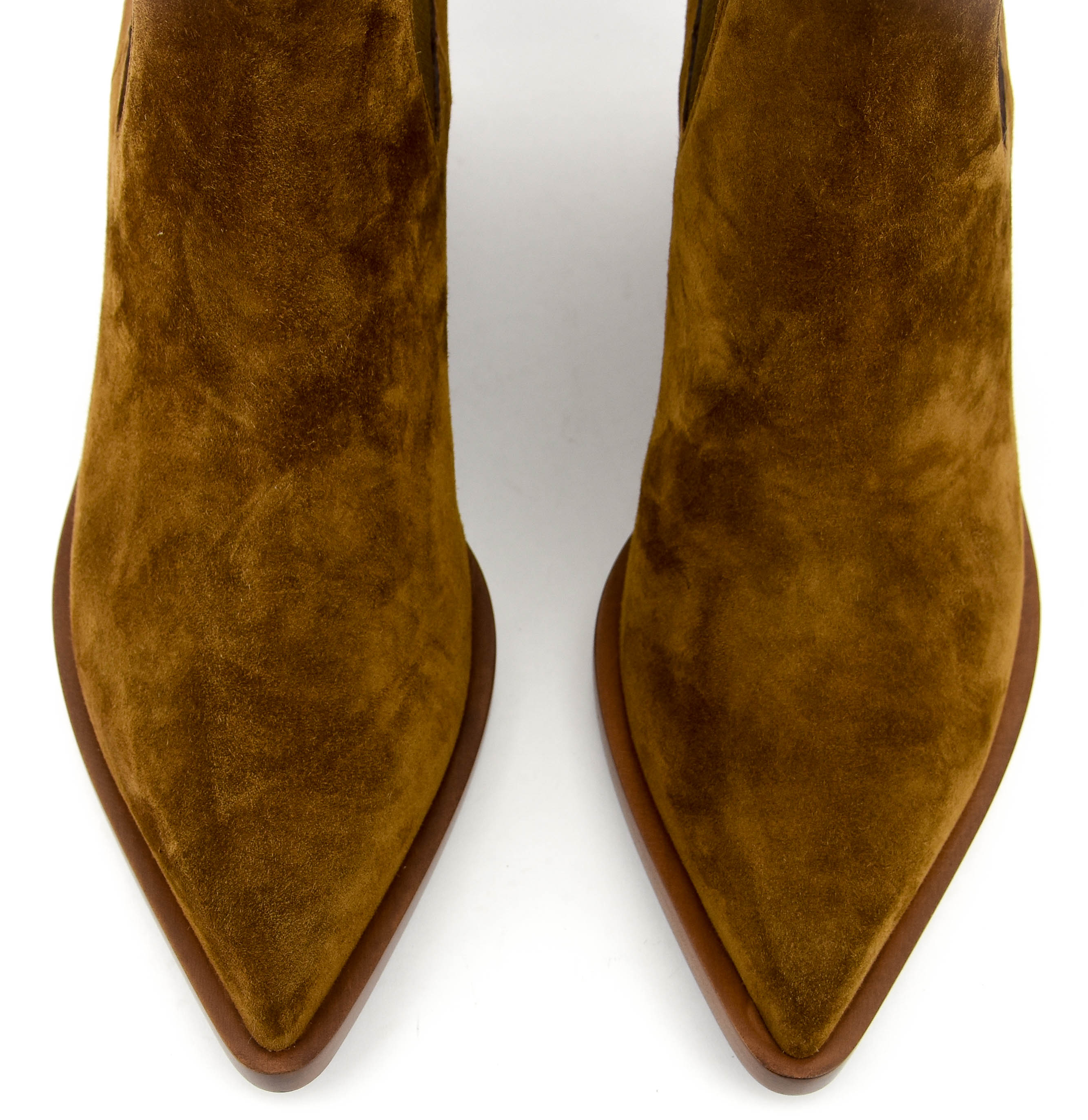 GIANVITO ROSSI WYLIE BOOTIE TAN