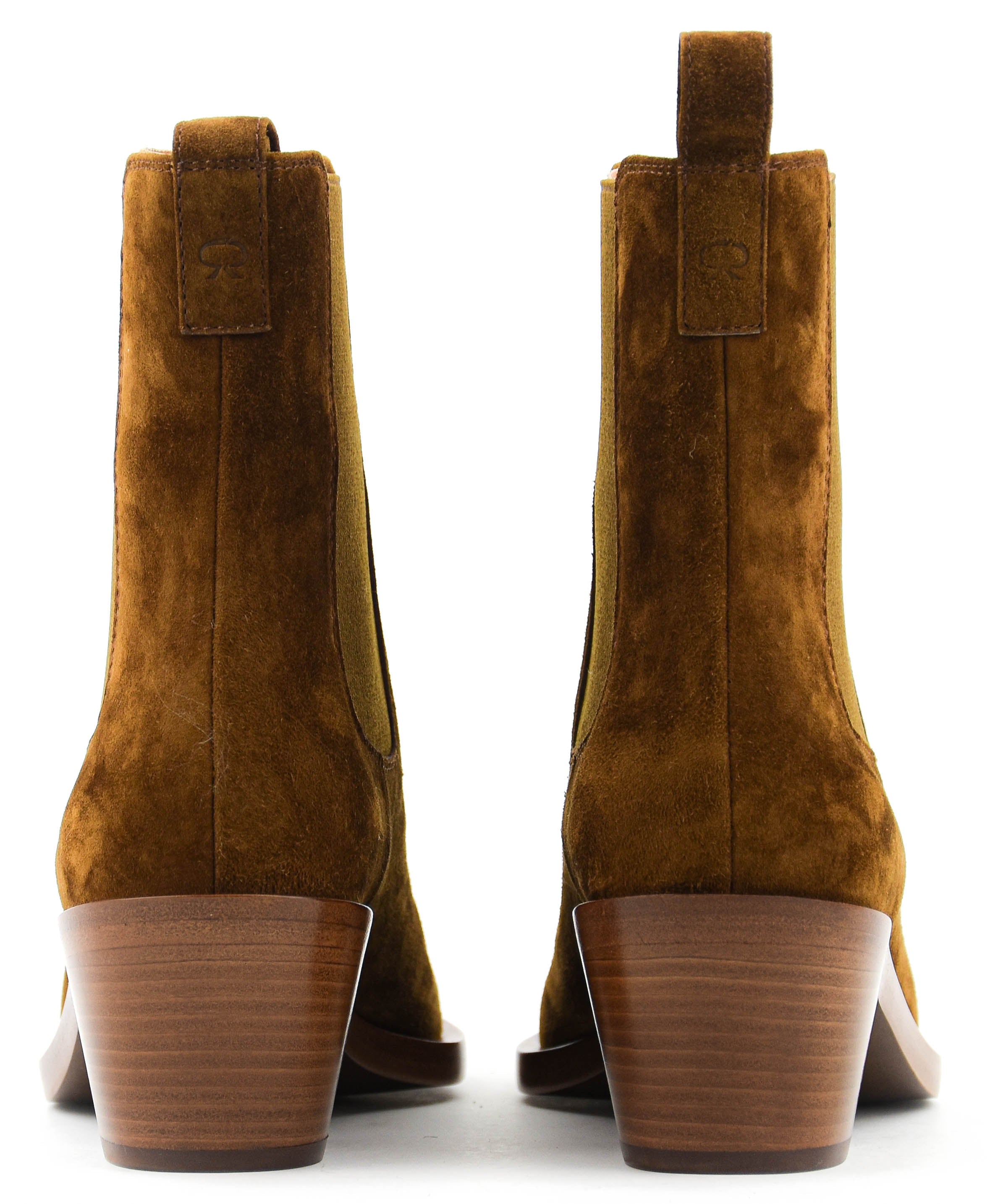 GIANVITO ROSSI WYLIE BOOTIE TAN