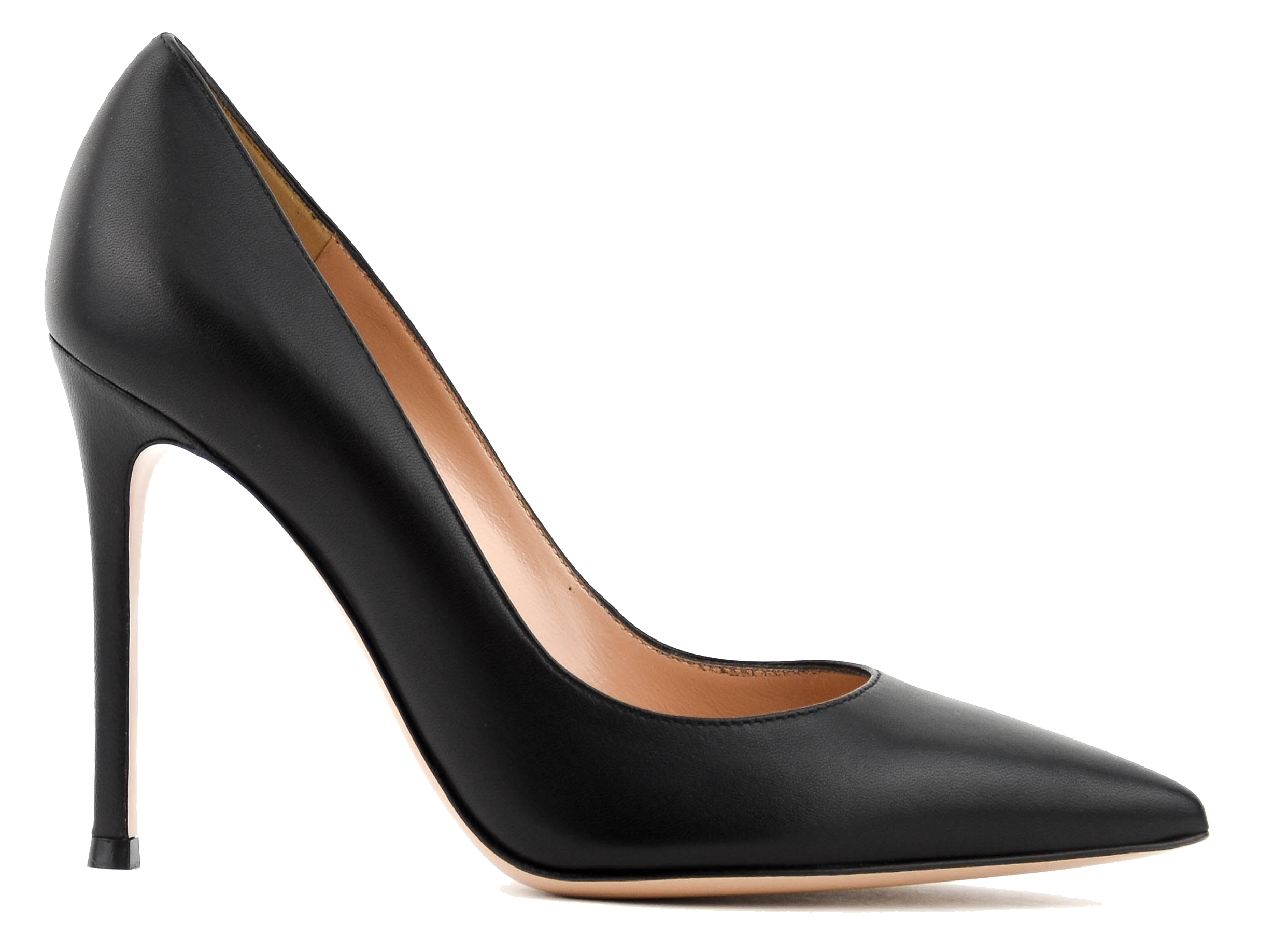 GIANVITO ROSSI PUMP BLACK LEATHER