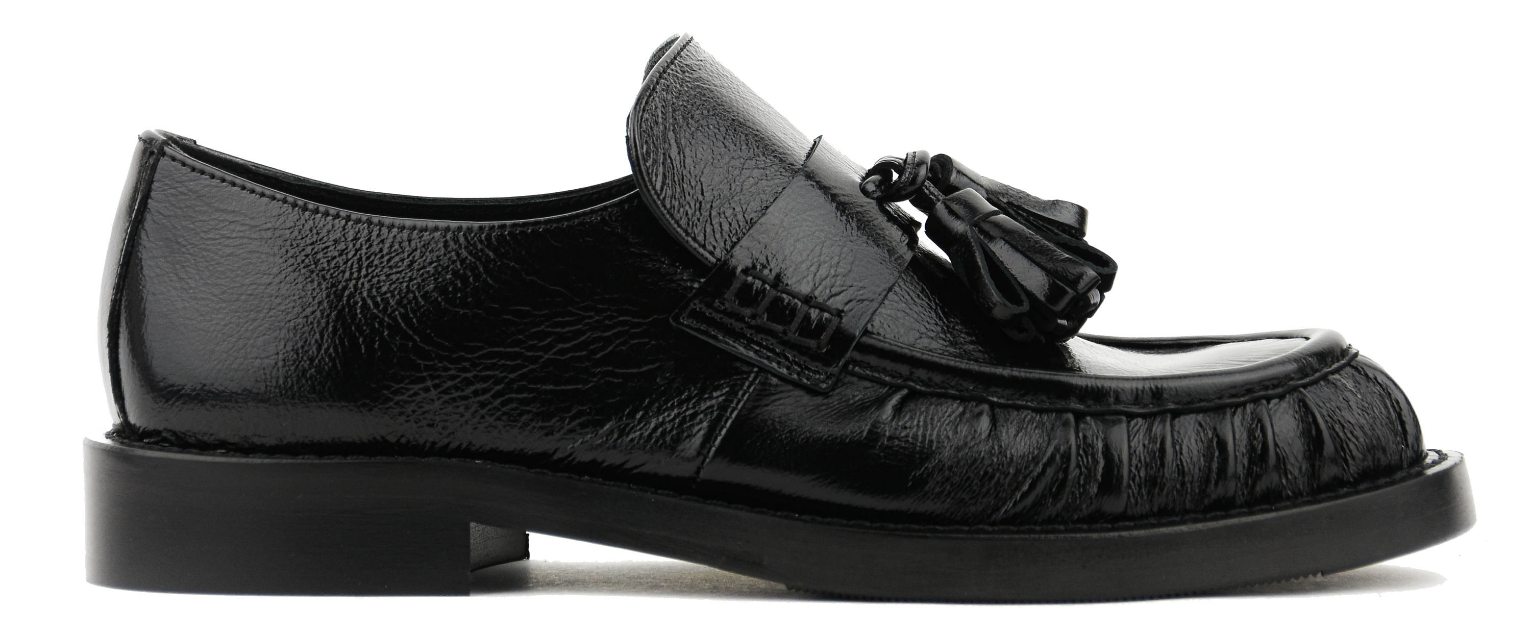 PAULWARMER LOAFER BLACK SOFT PATENT