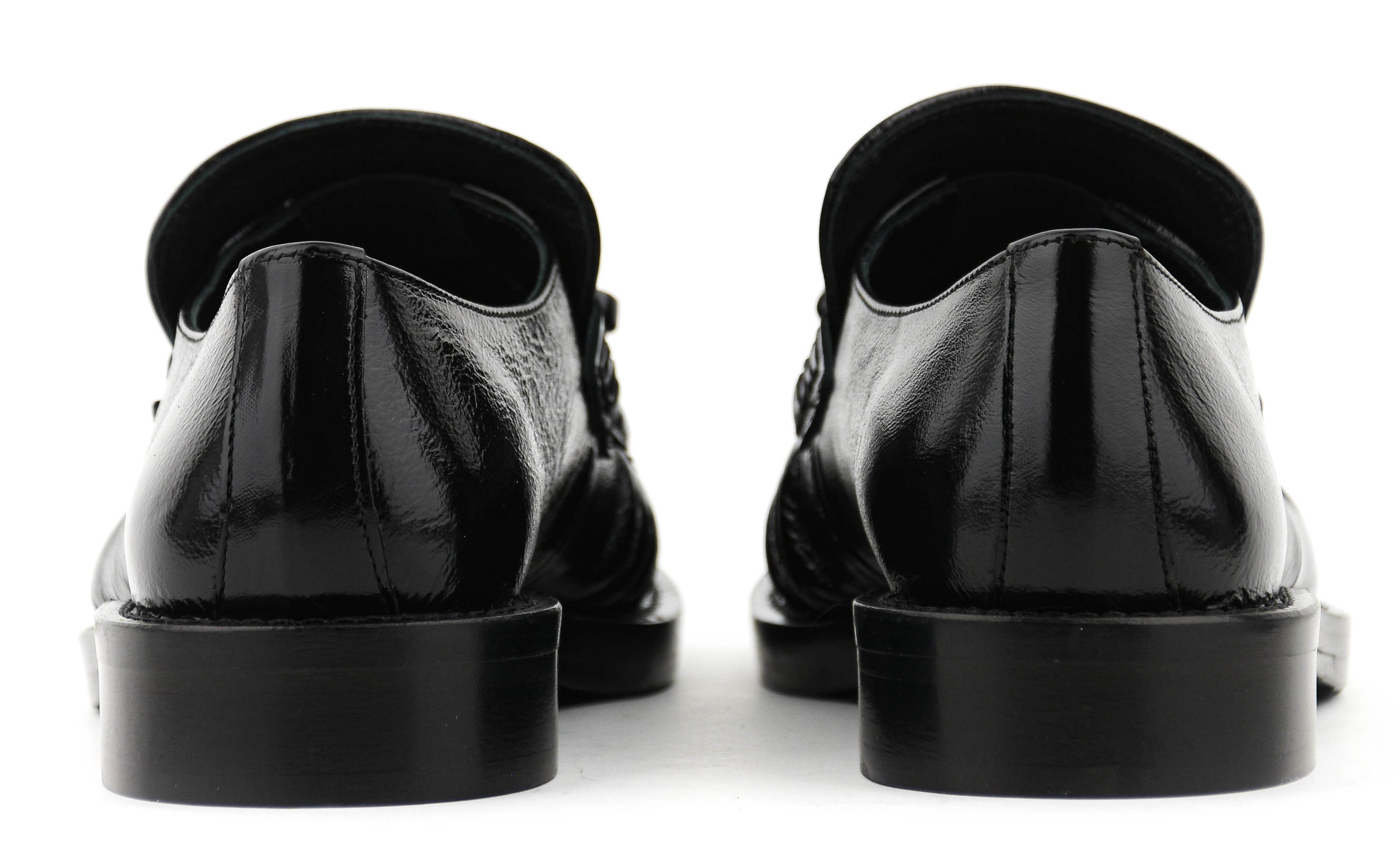 PAULWARMER LOAFER BLACK SOFT PATENT