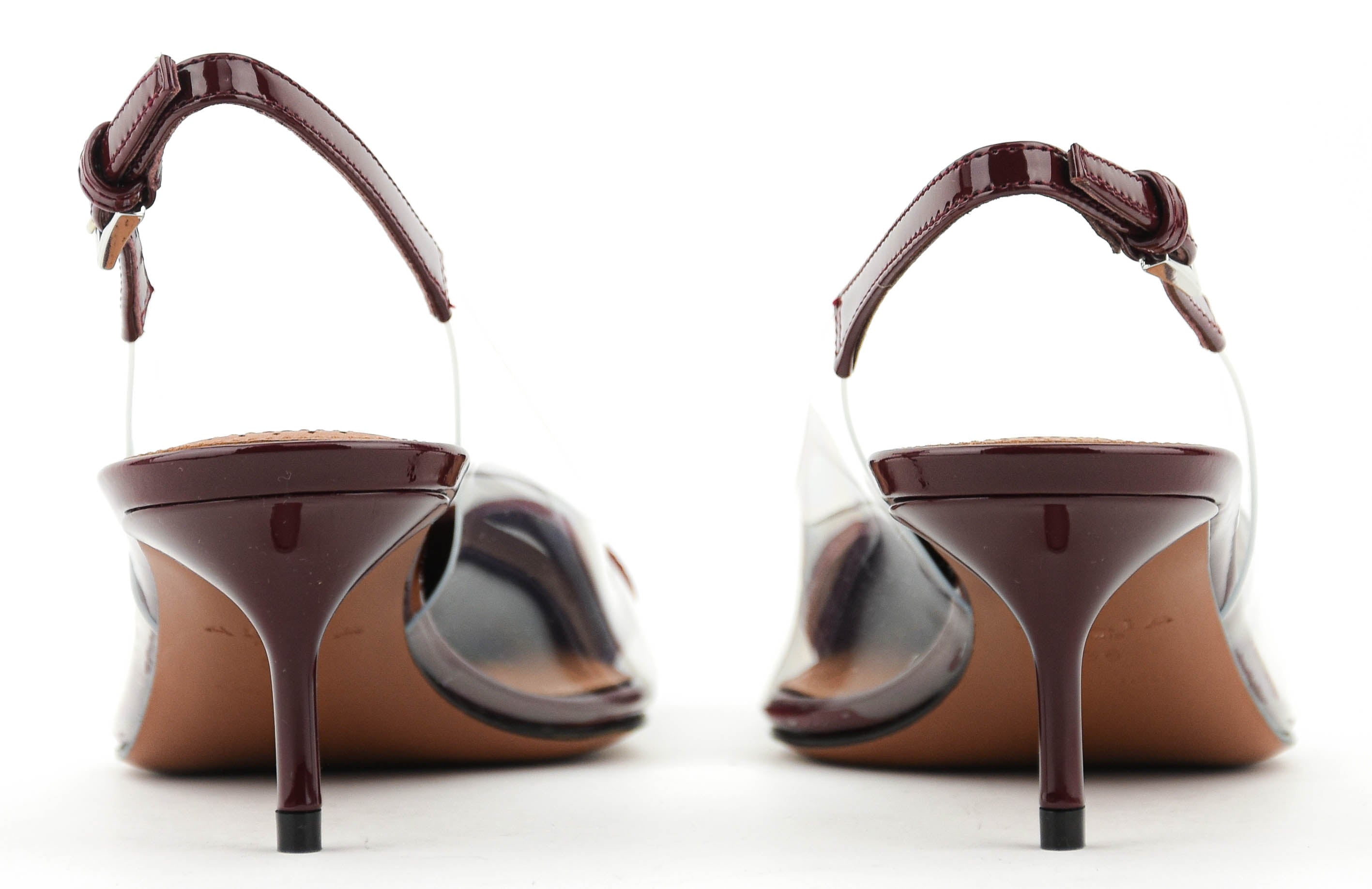 ALAIA SLINGBACK 55 ROUGE GRENAT