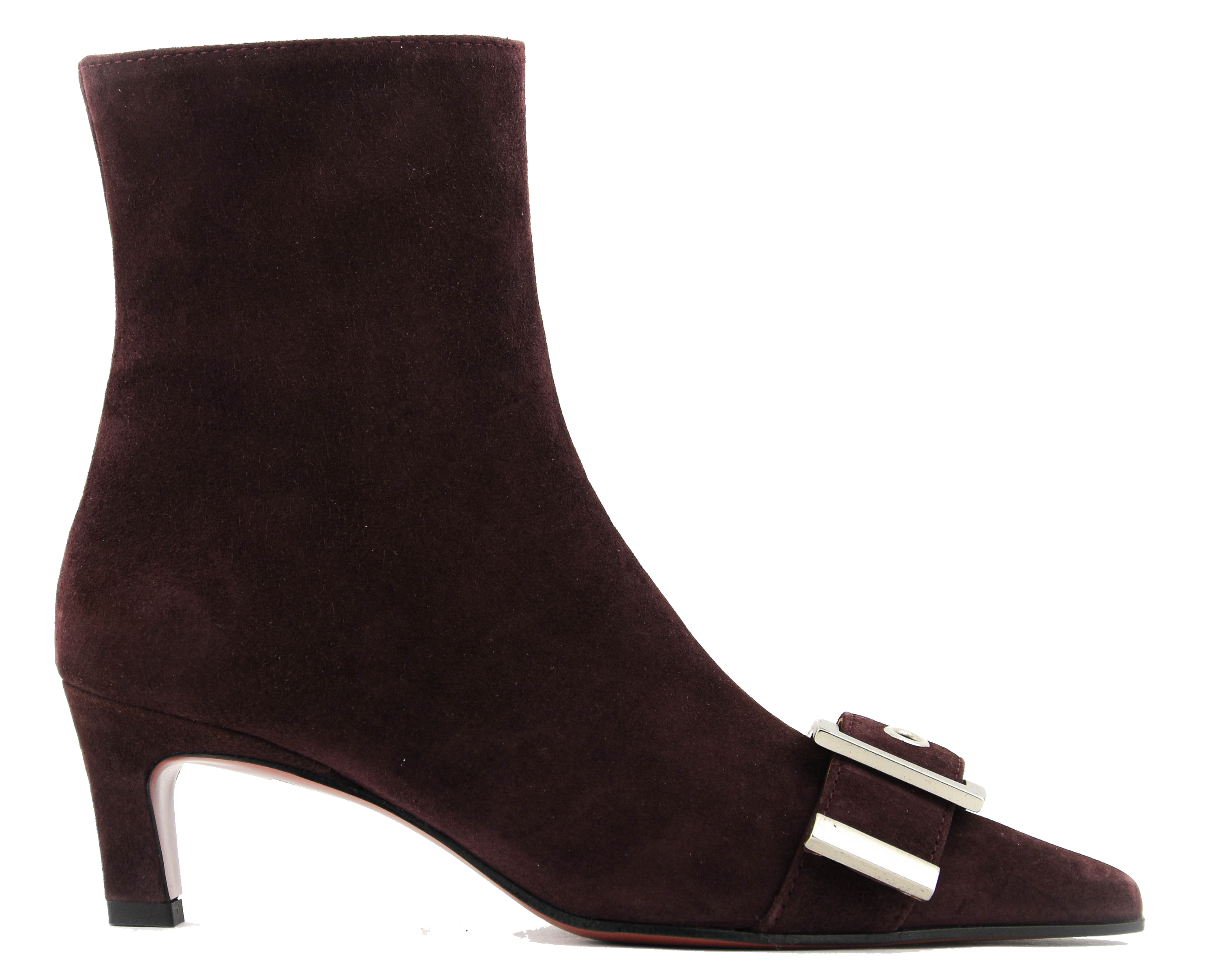 PAUL WARMER 90'S SQUARE BOOTIE BURGUNDY