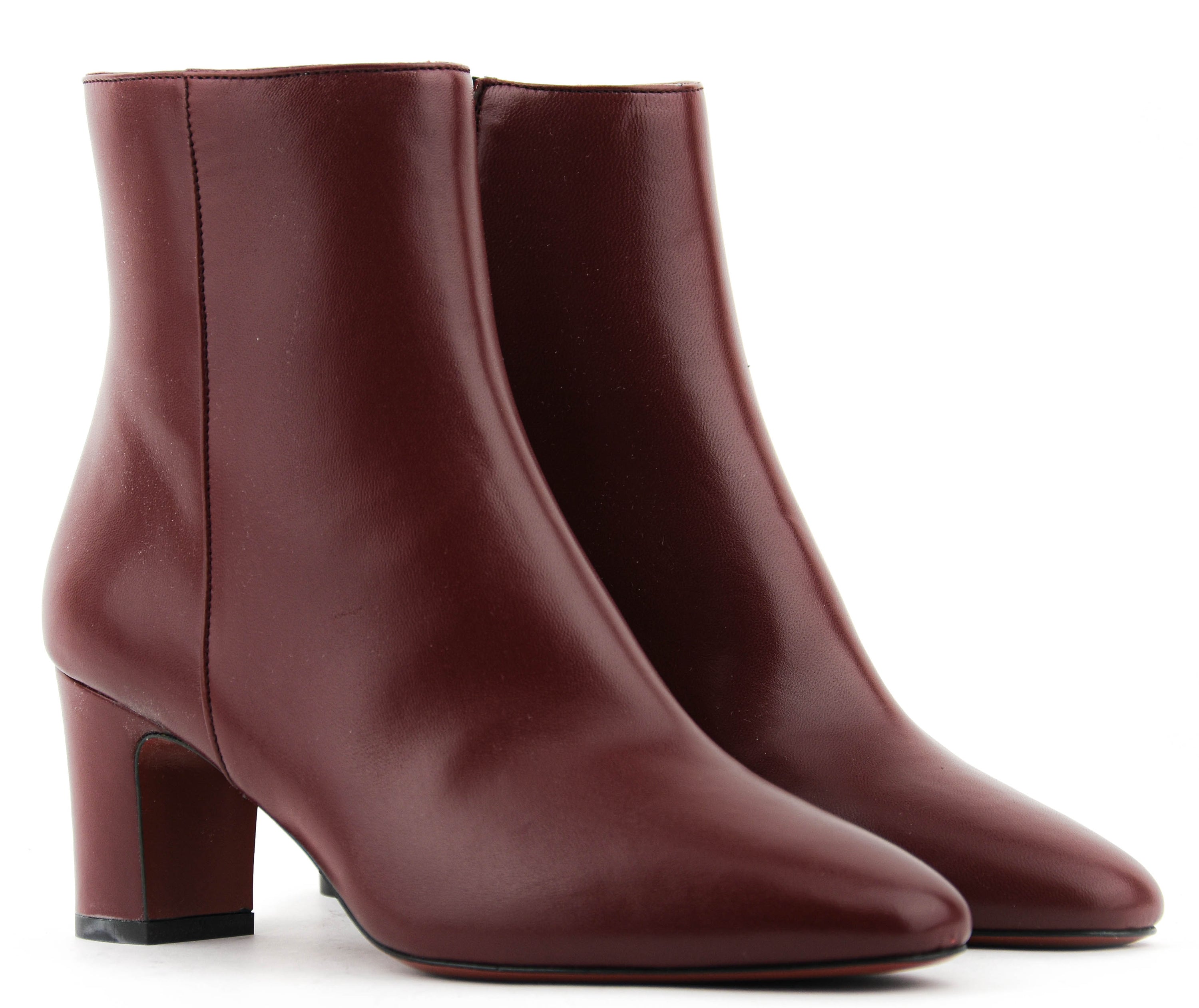 PAUL WARMER BOOTIE 60 BORDO NAPPA