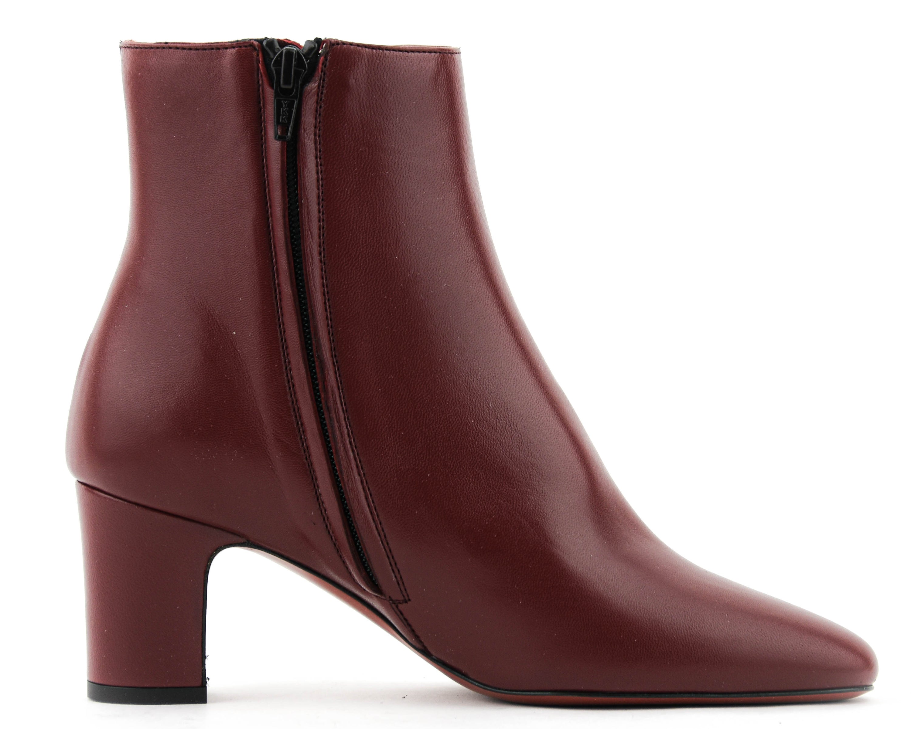 PAUL WARMER BOOTIE 60 BORDO NAPPA