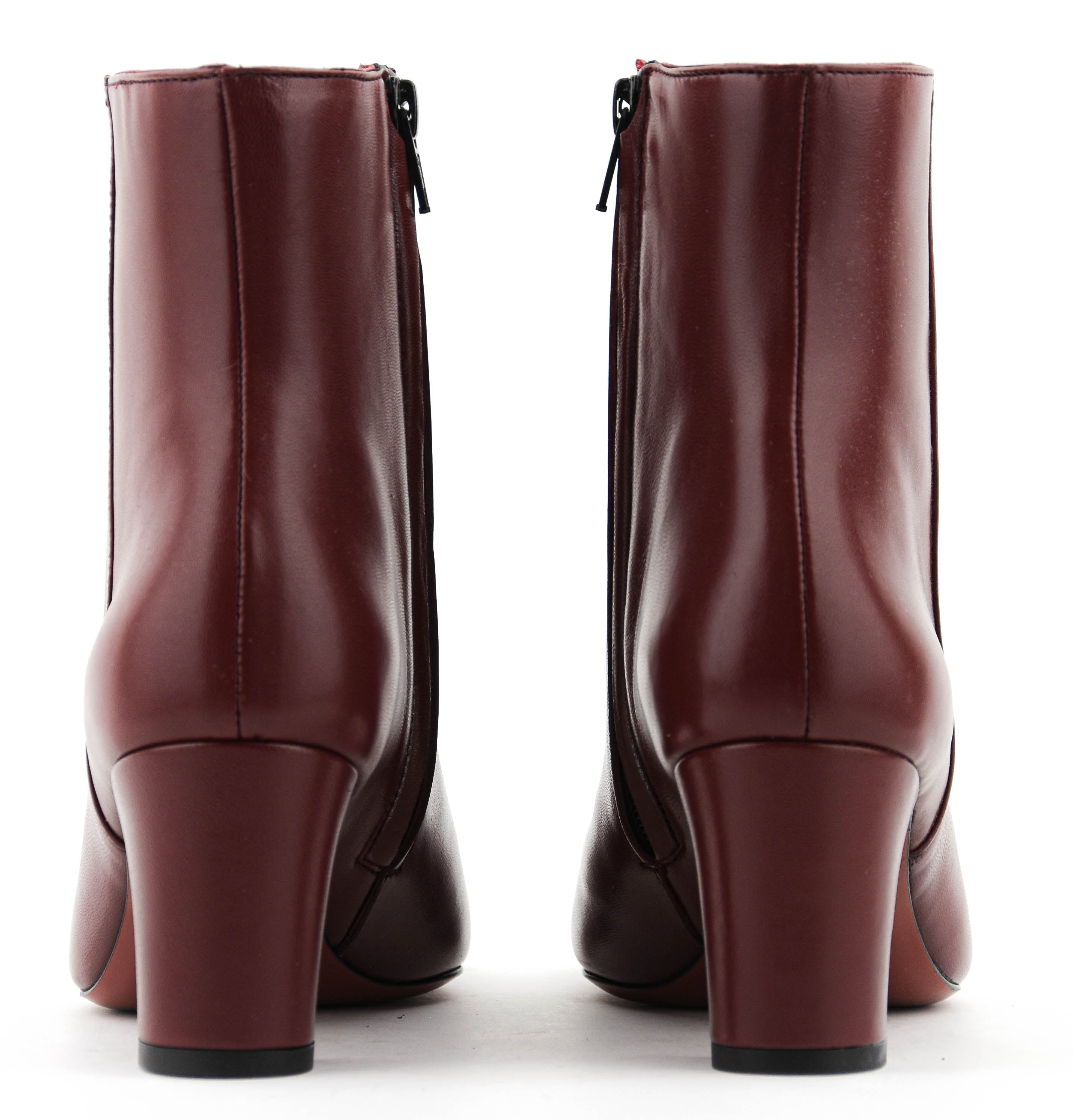PAUL WARMER BOOTIE 60 BORDO NAPPA