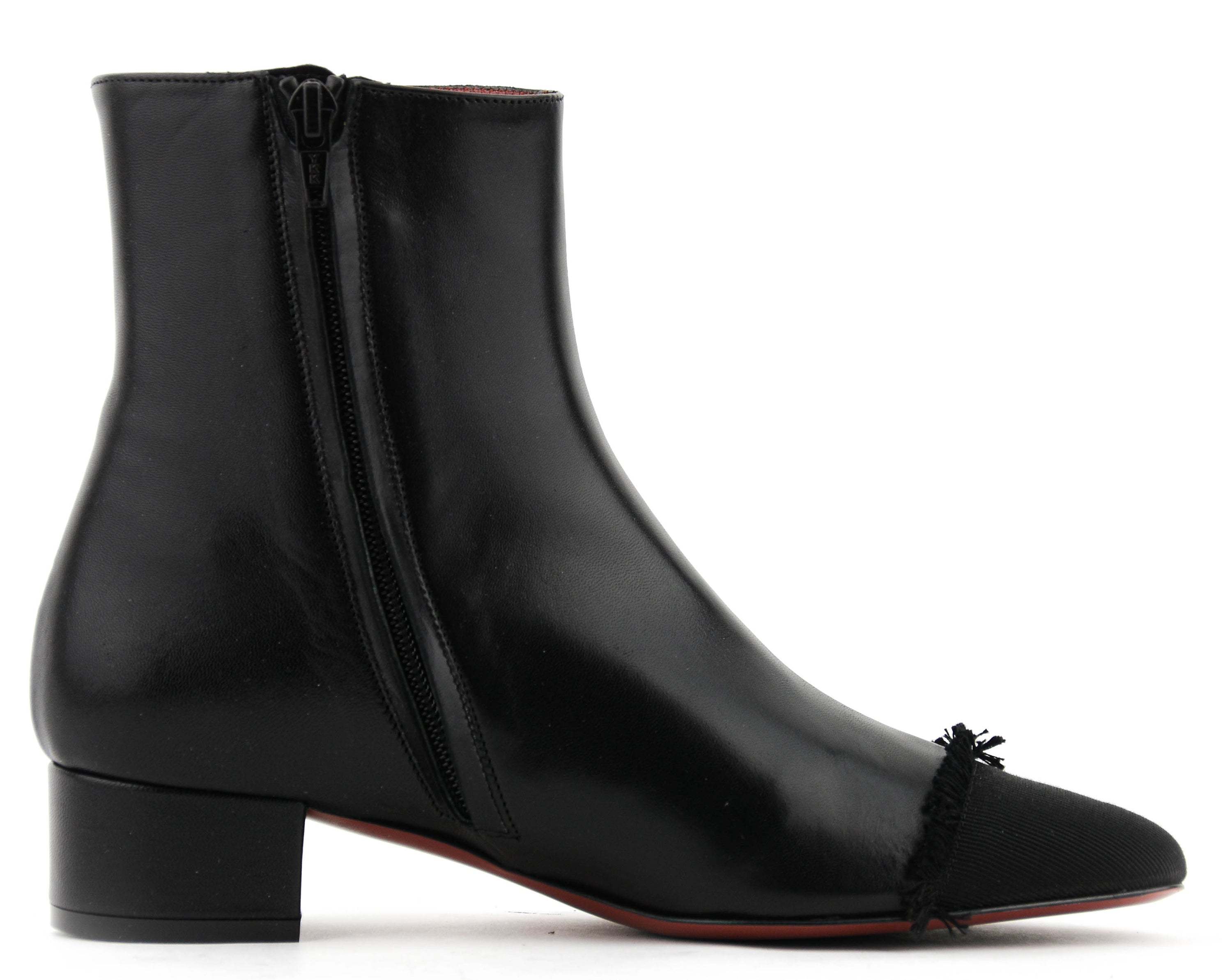 PAUL WARMER BOOTIE 60 TOECAP BLACK