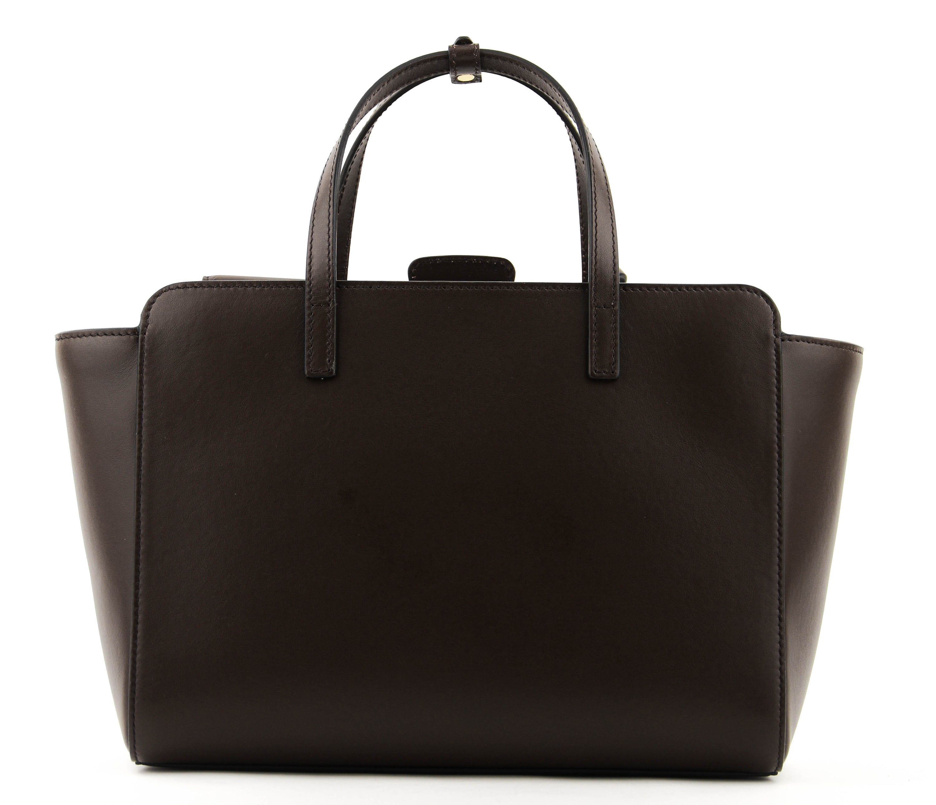 HIDESINS BAG FLAP M DARK BROWN