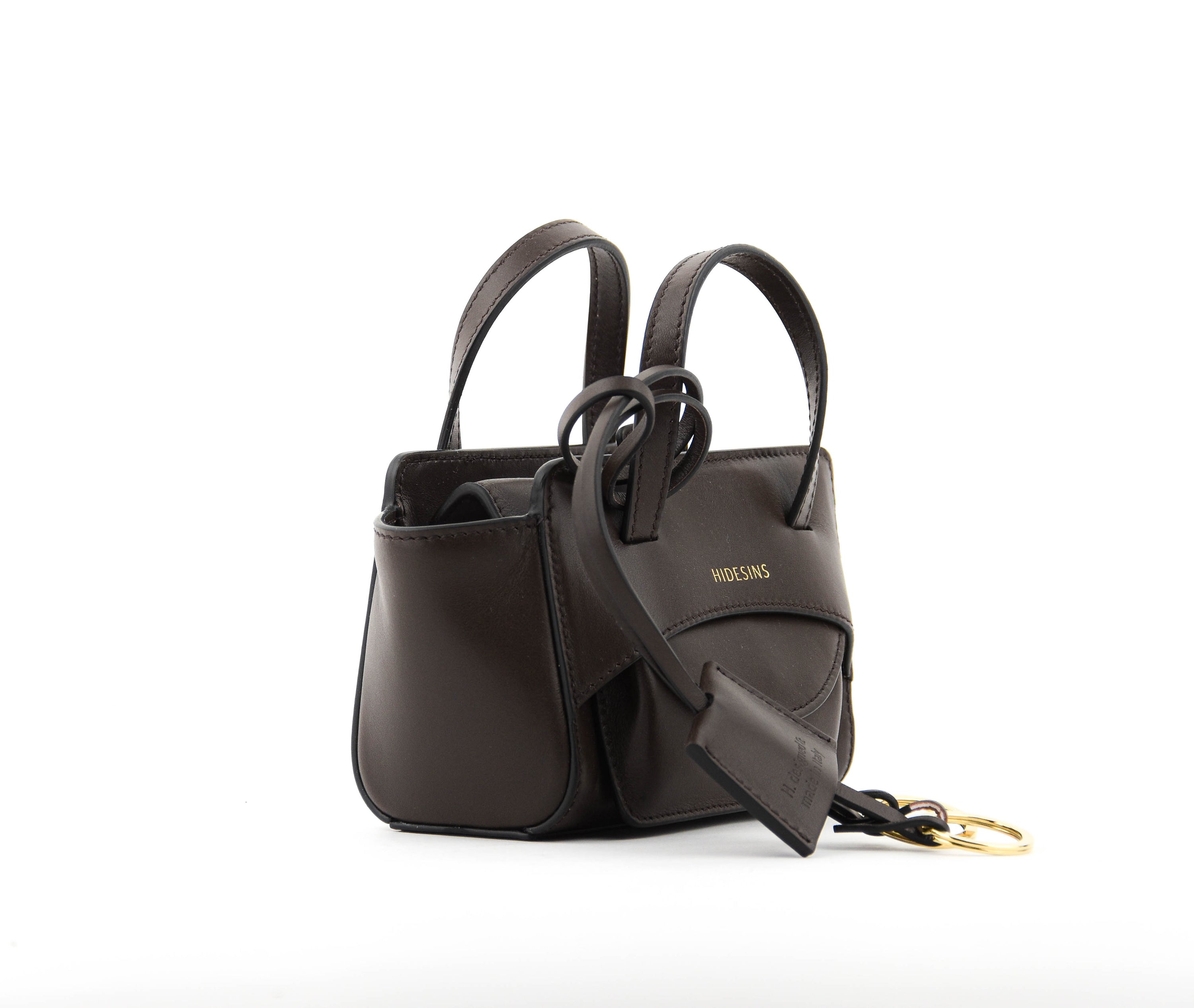 HIDESINS BAG FLAP XS DARK BROWN