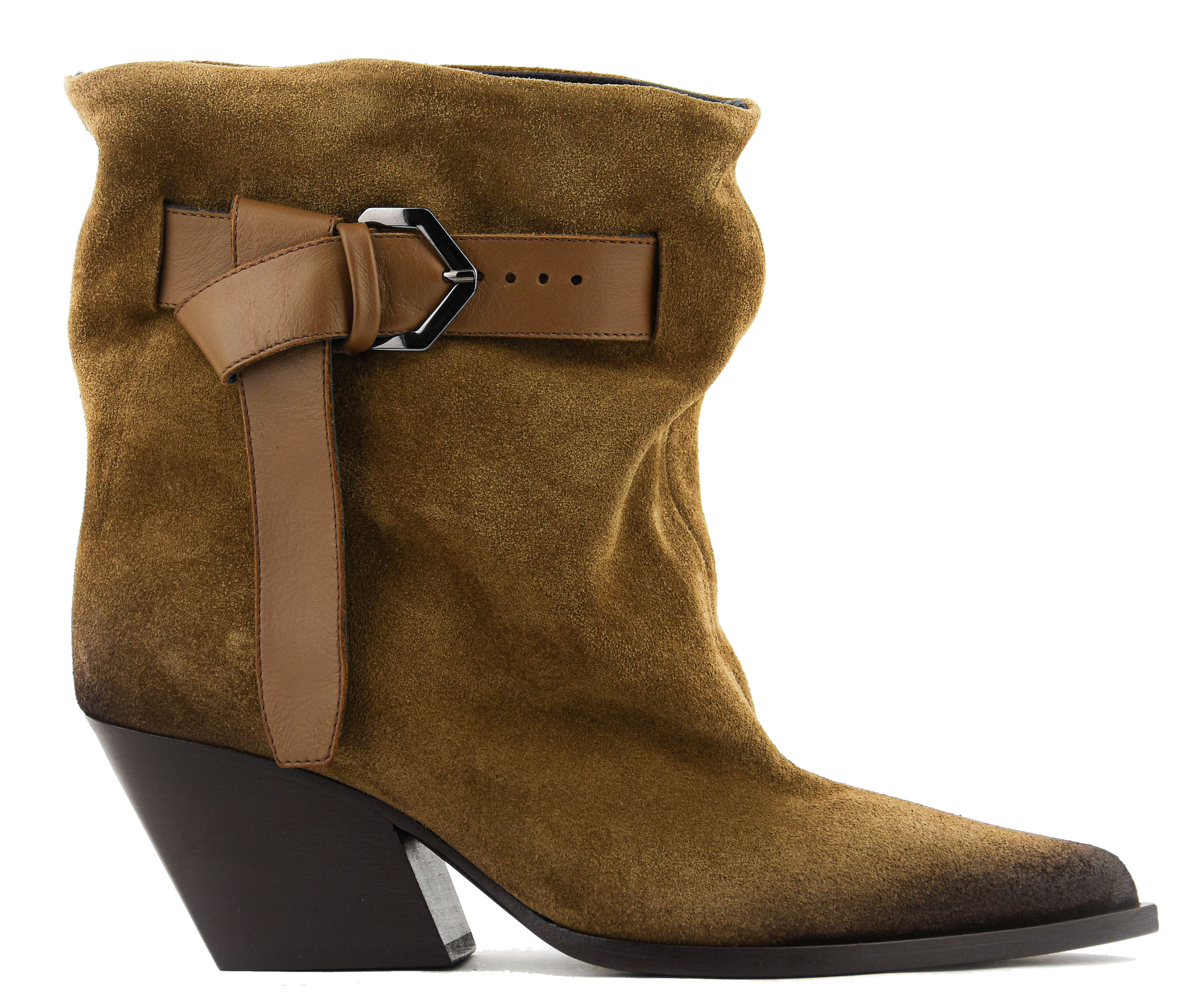 ELENA IACHI SHORT BOOT KNOT TAN