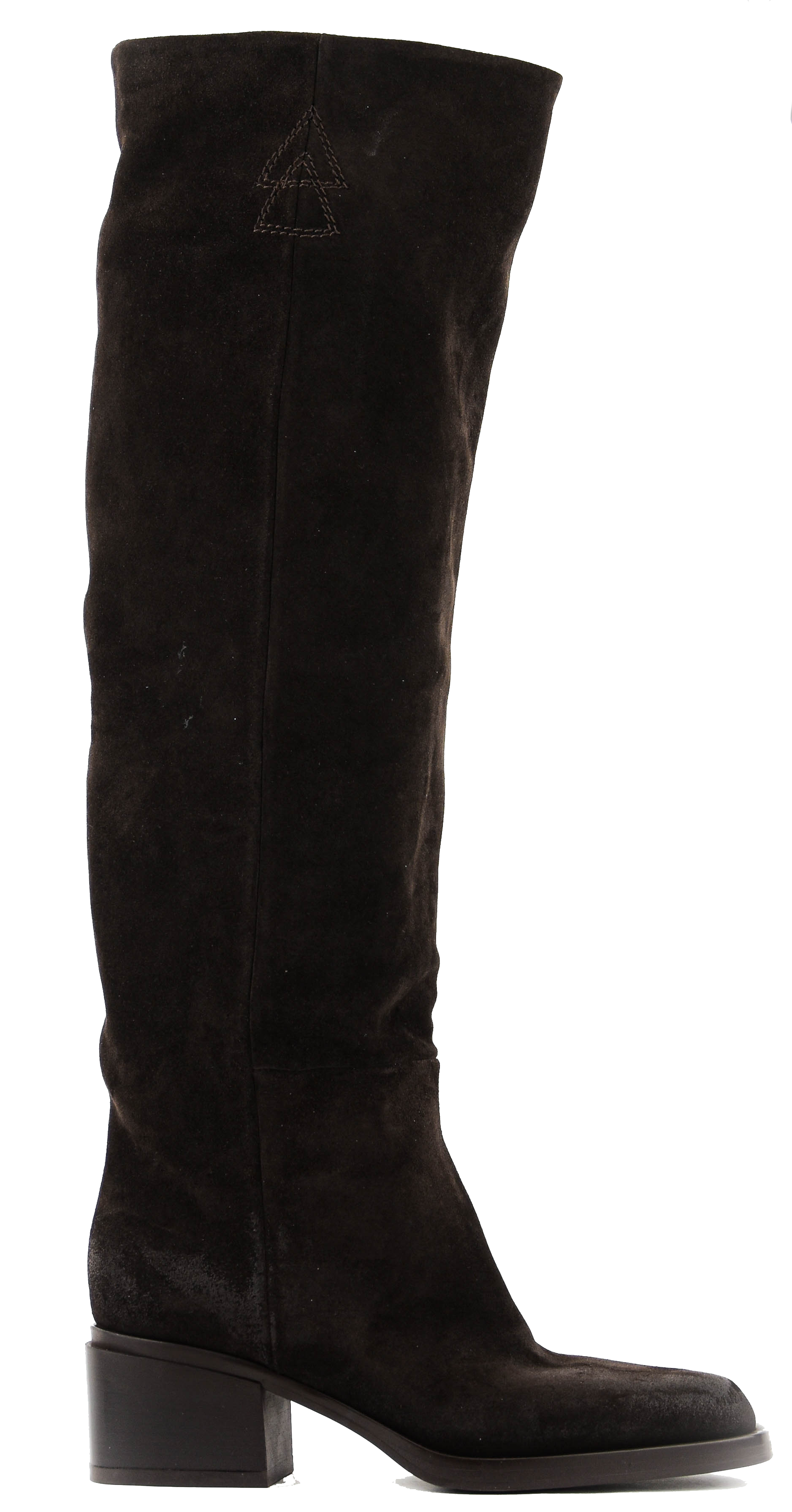 ELENA IACHI LONG BOOT SQUARE BROWN