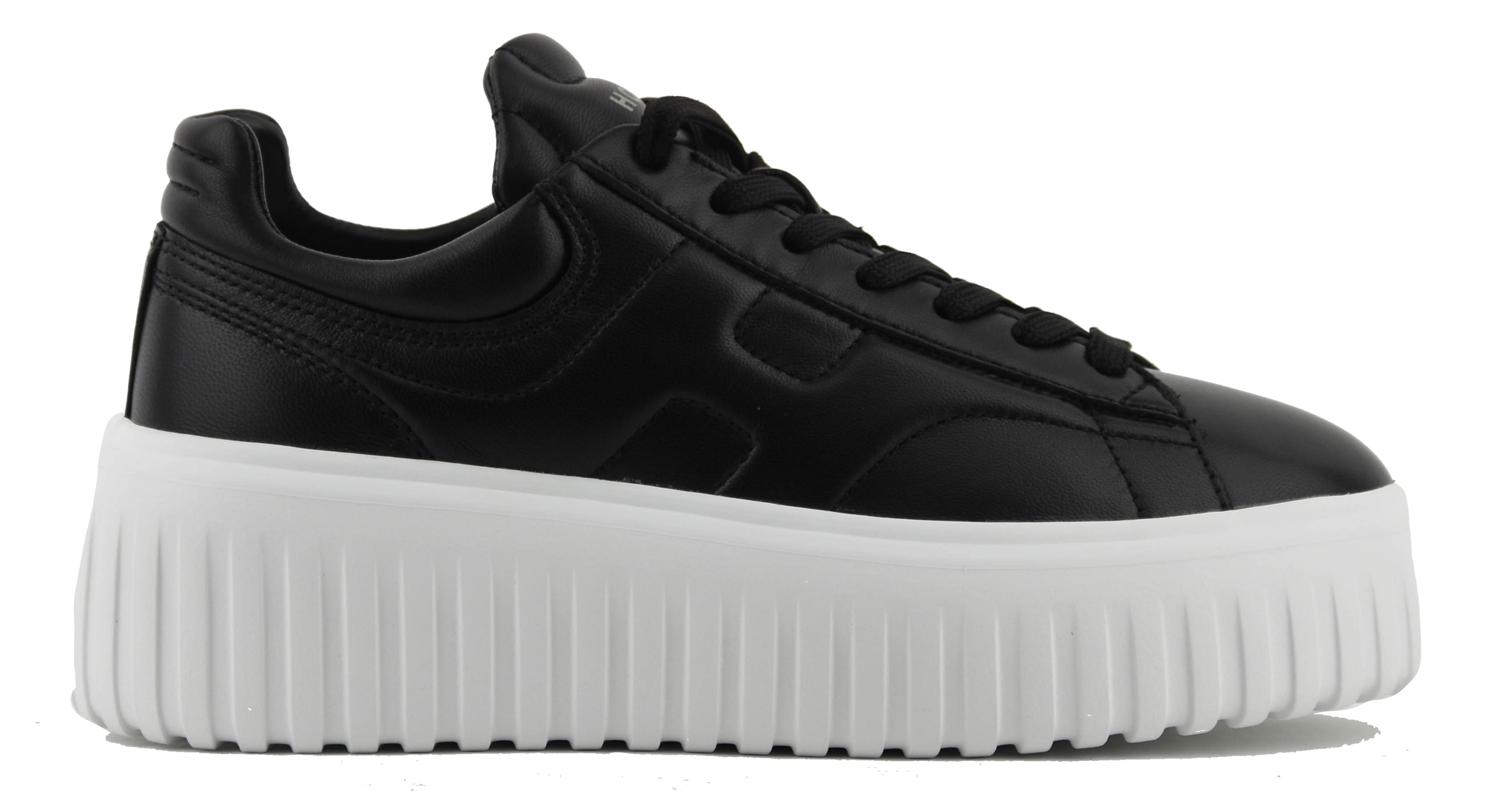 HOGAN H-STRIPES BLACK LEATHER