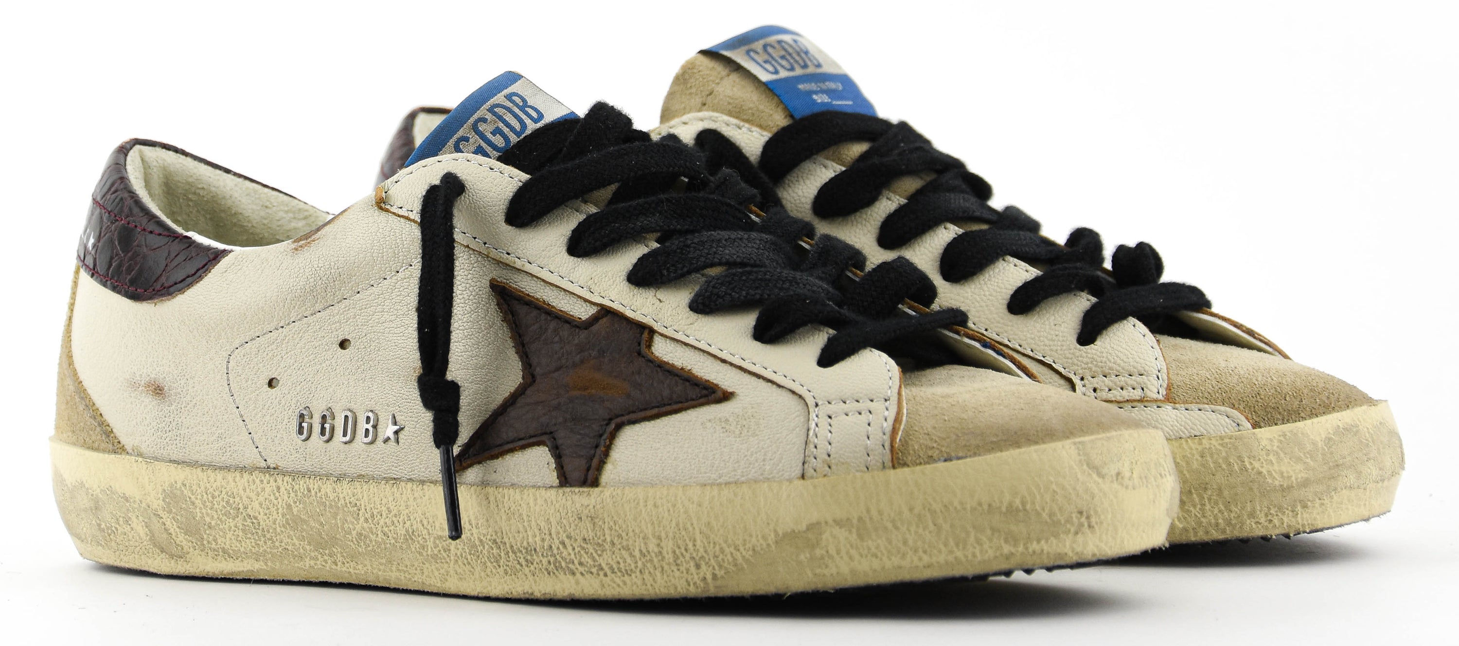 GOLDEN GOOSE SUPERSTAR CLASSIC WHITE/BEIGE/BROWN