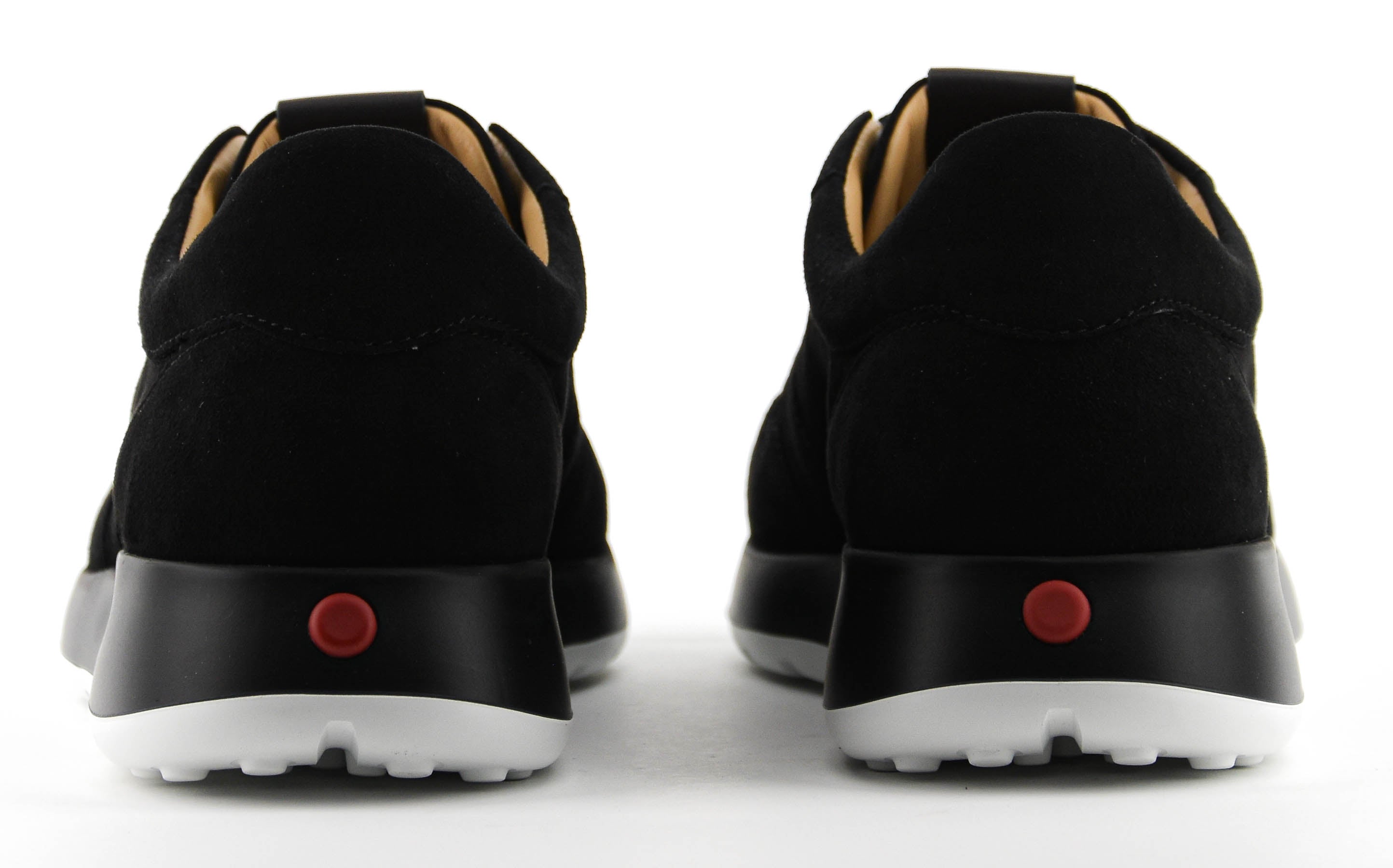 TOD'S RED DOT SNEAKER PASHMY SUEDE BLACK