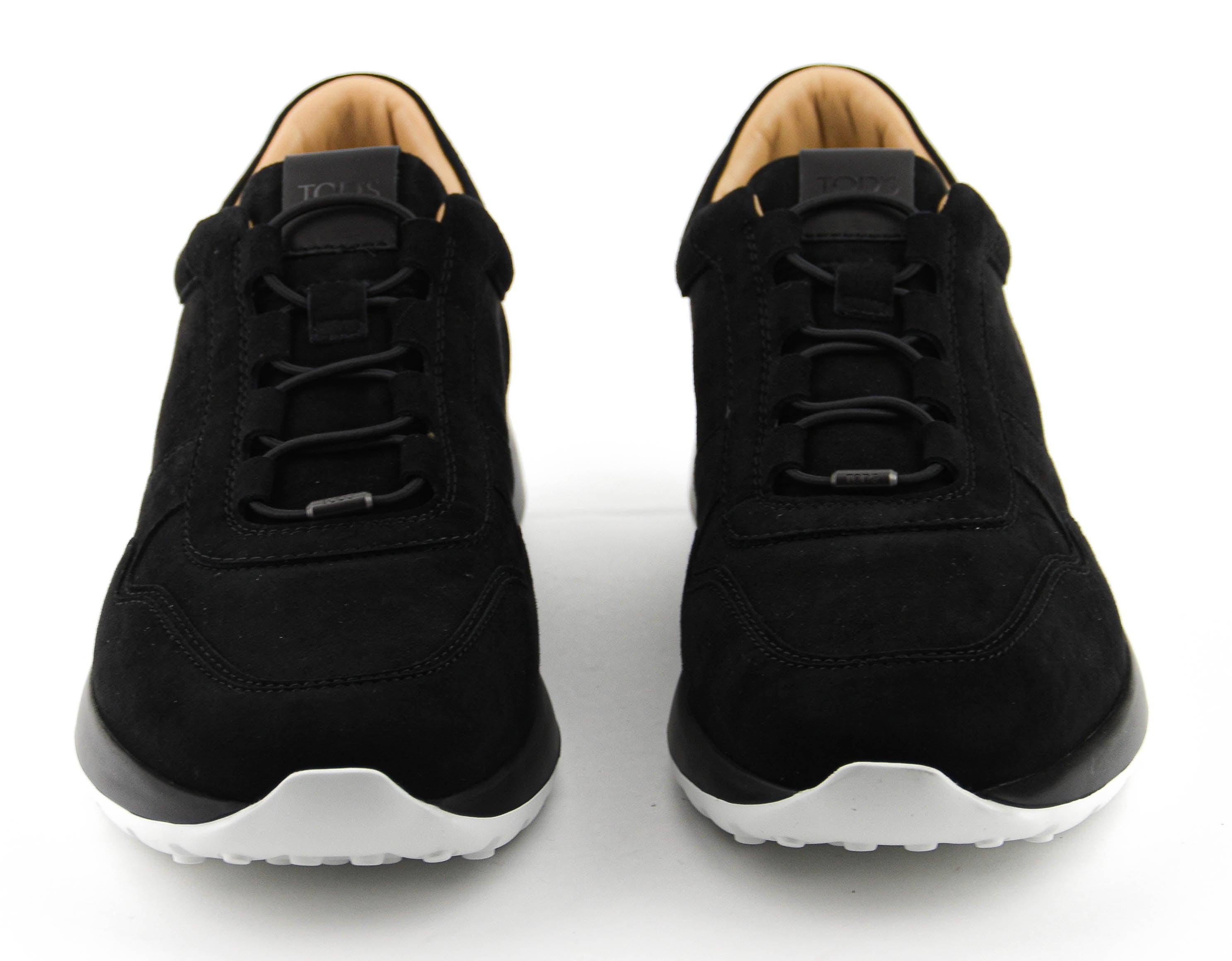 TOD'S RED DOT SNEAKER PASHMY SUEDE BLACK