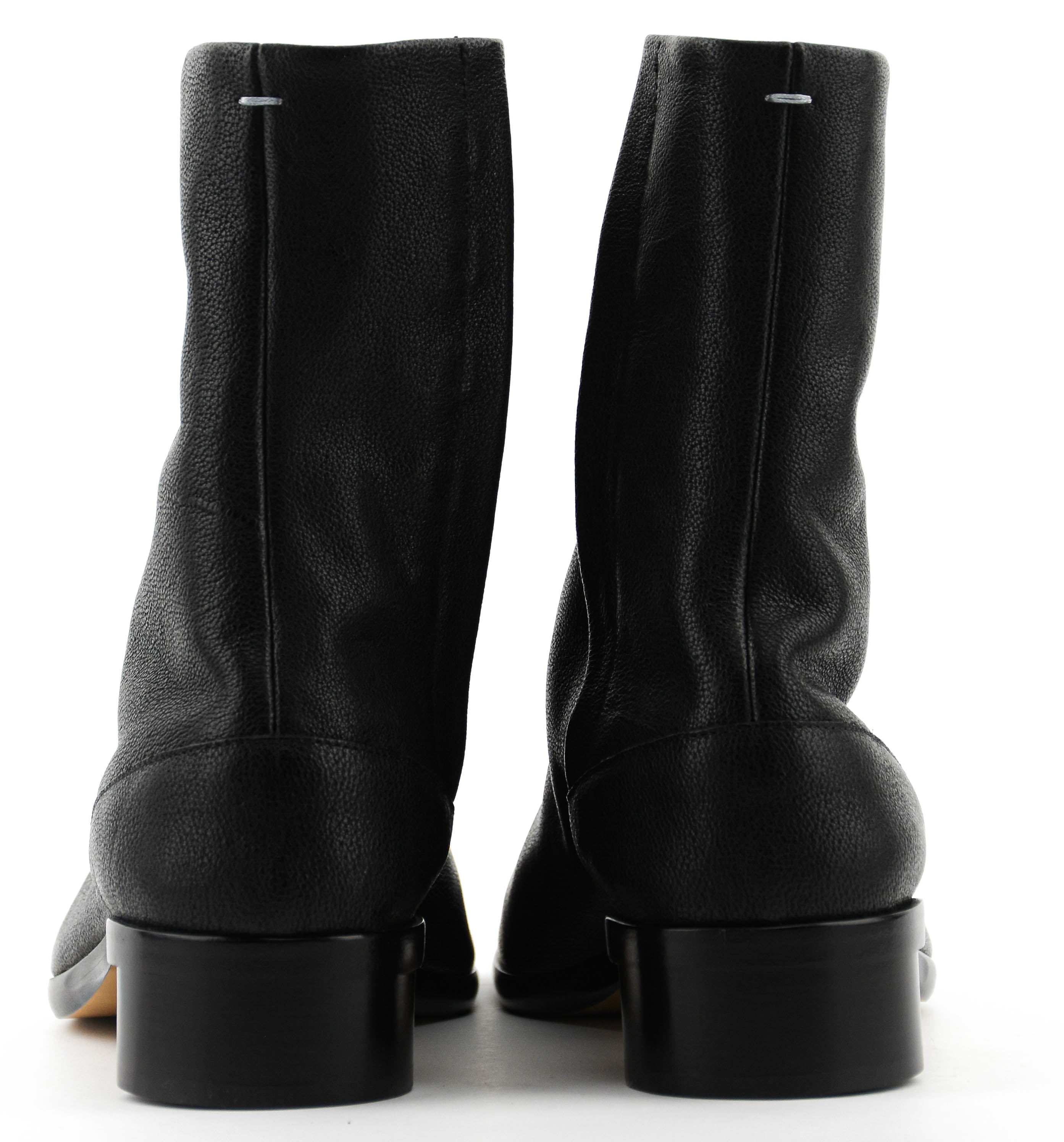 MAISON MARGIELA TABI BOOT MEN BLACK LEATHER