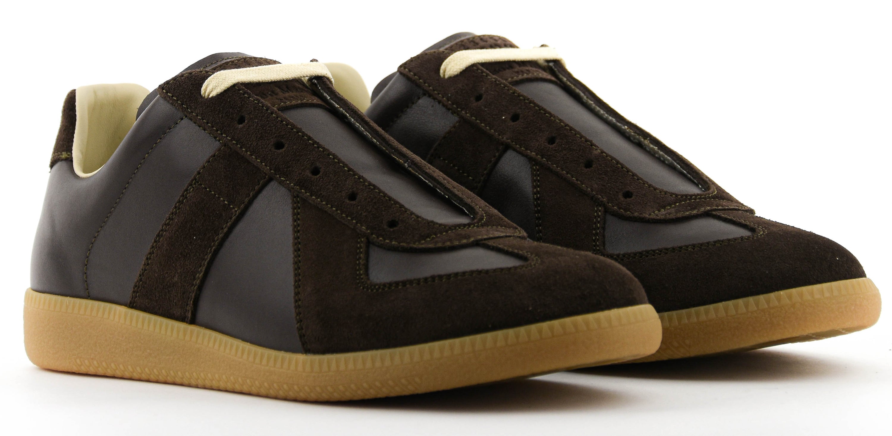 MAISON MARGIELA MAN REPLICA SNEAKER BROWN