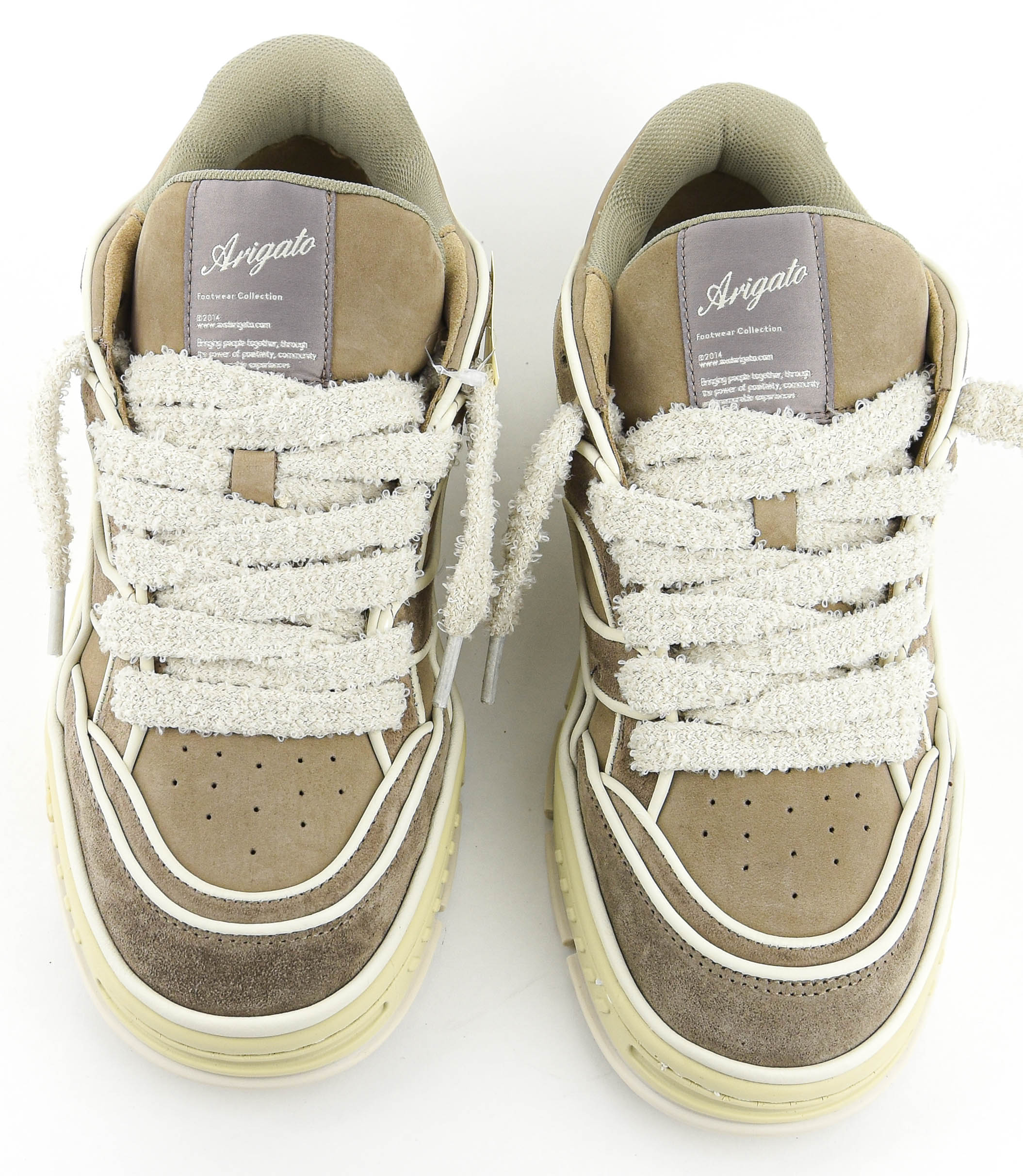 AXEL ARIGATO AREA LO PIPING TAUPE BEIGE