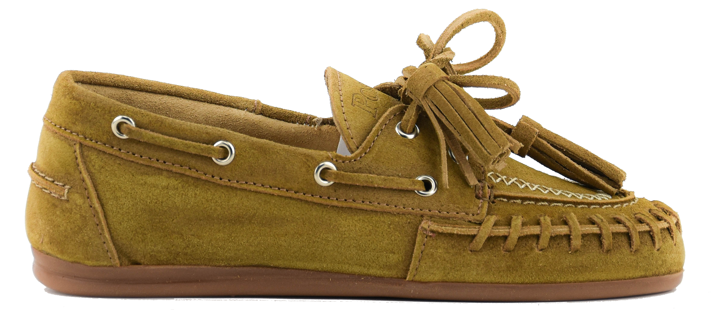 POSA BOAT LOAFER FRINGE TAN