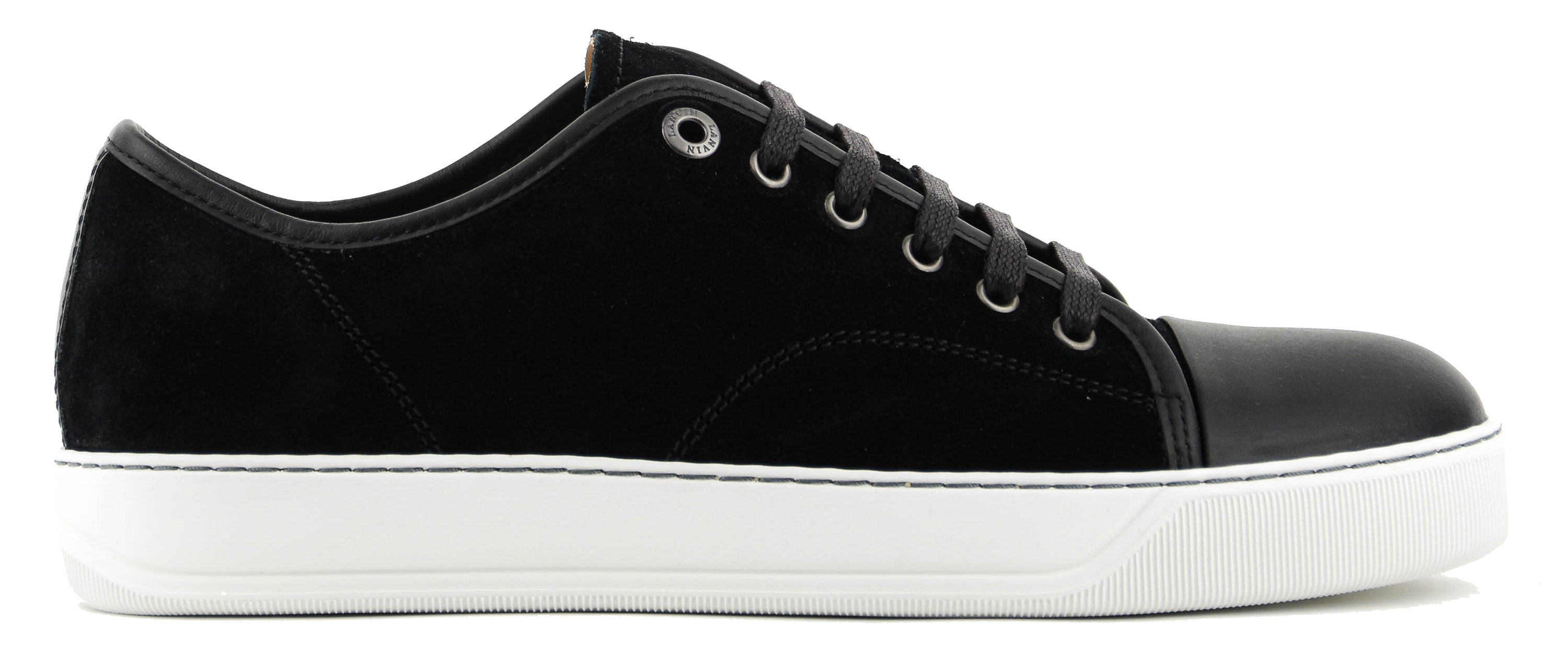 LANVIN CLASSIC TOECAP BLACK SUEDE/LEATHER