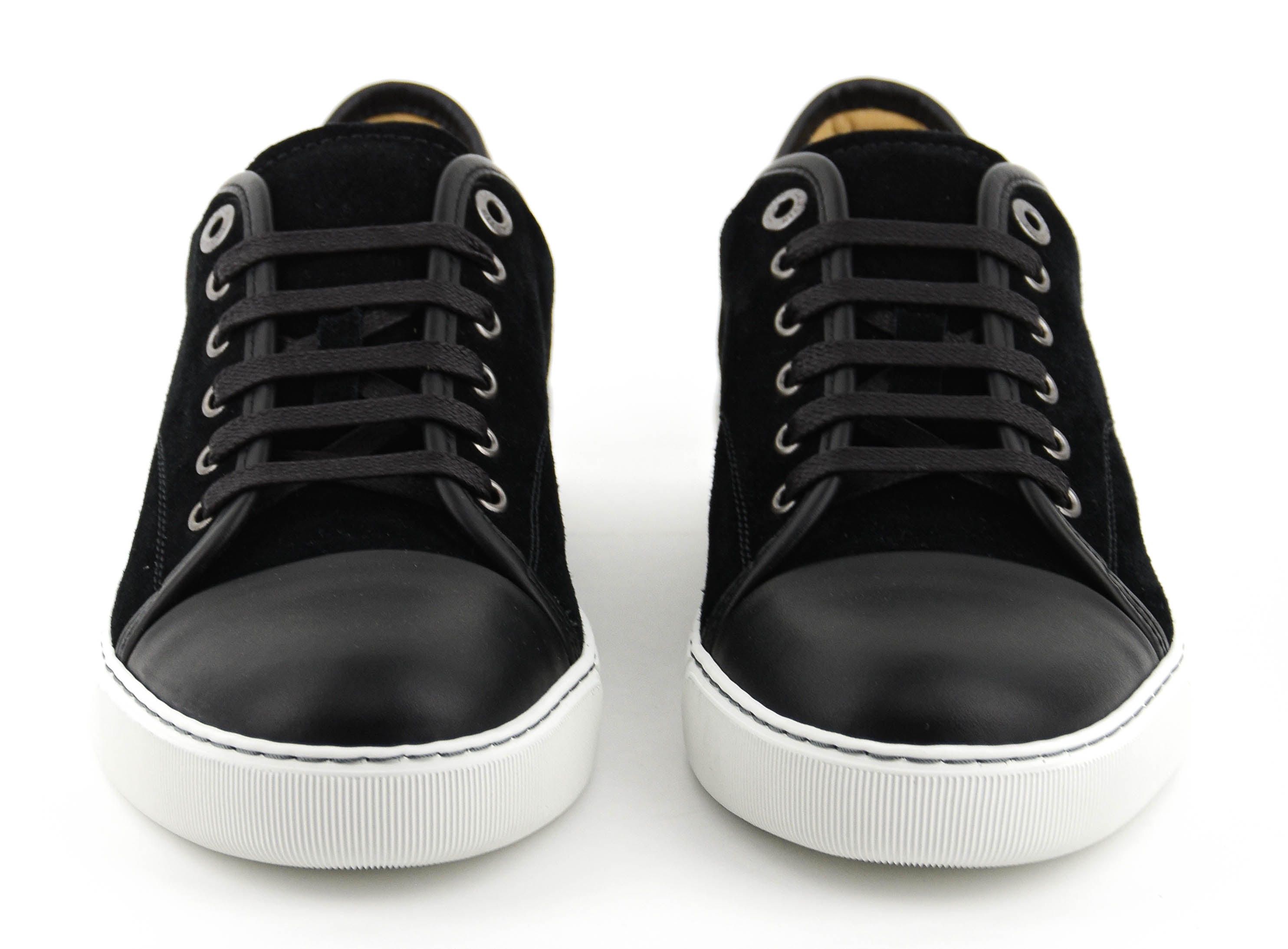 LANVIN CLASSIC TOECAP BLACK SUEDE/LEATHER