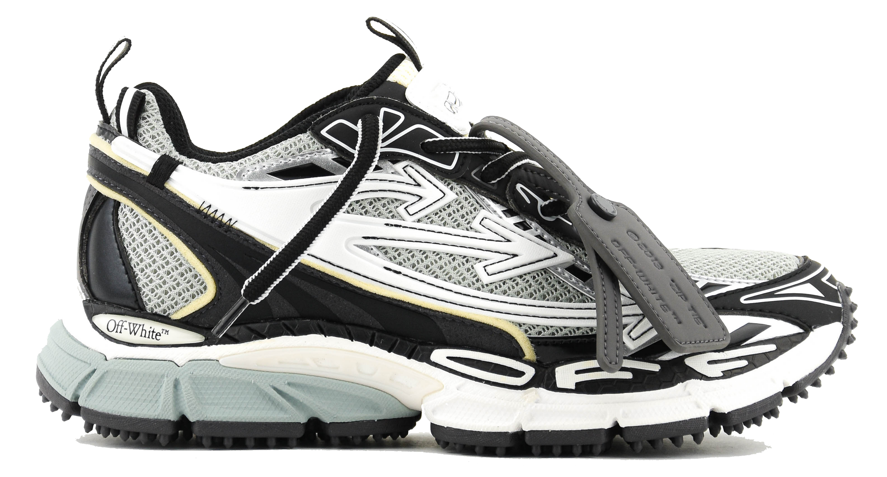 Off White grey black Be Right Back sneaker