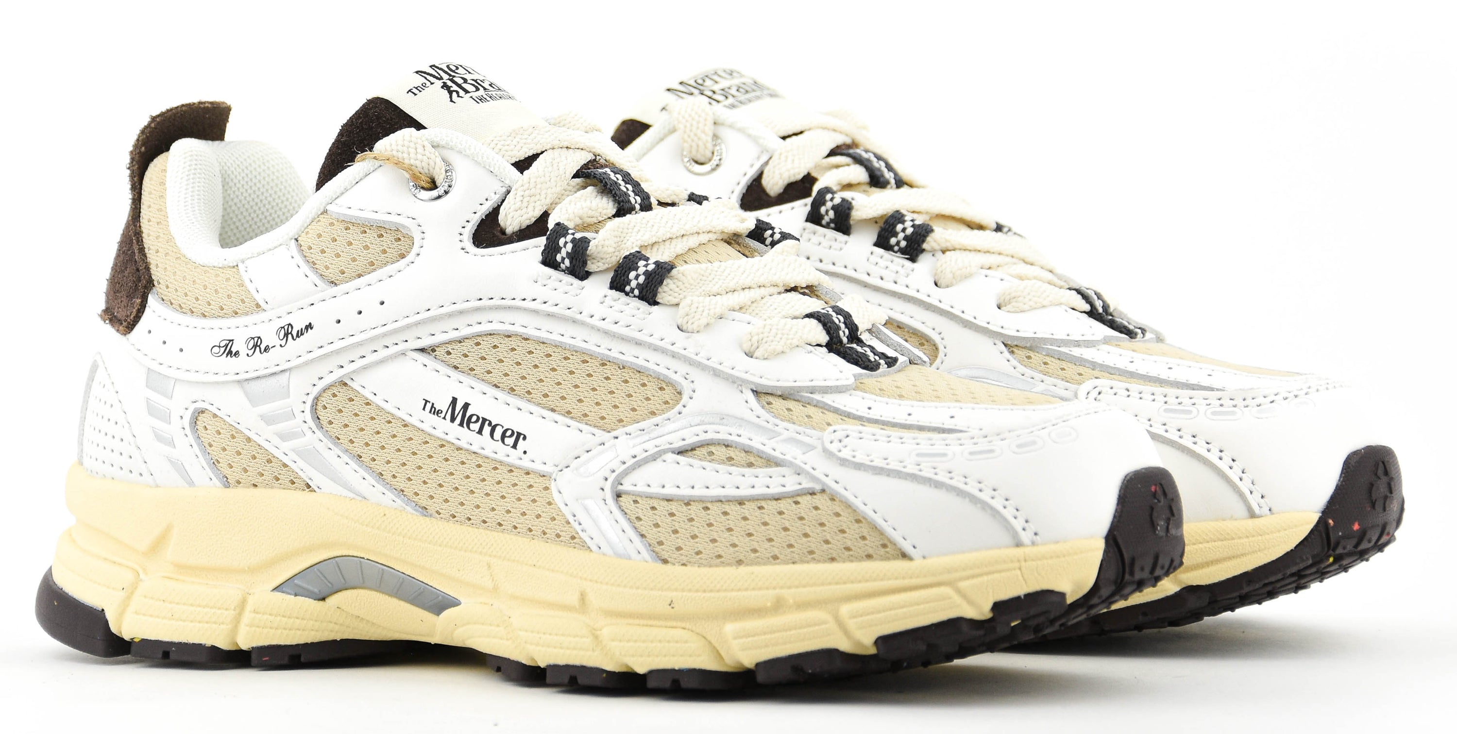 MERCER RE-RUN WHITE BROWN