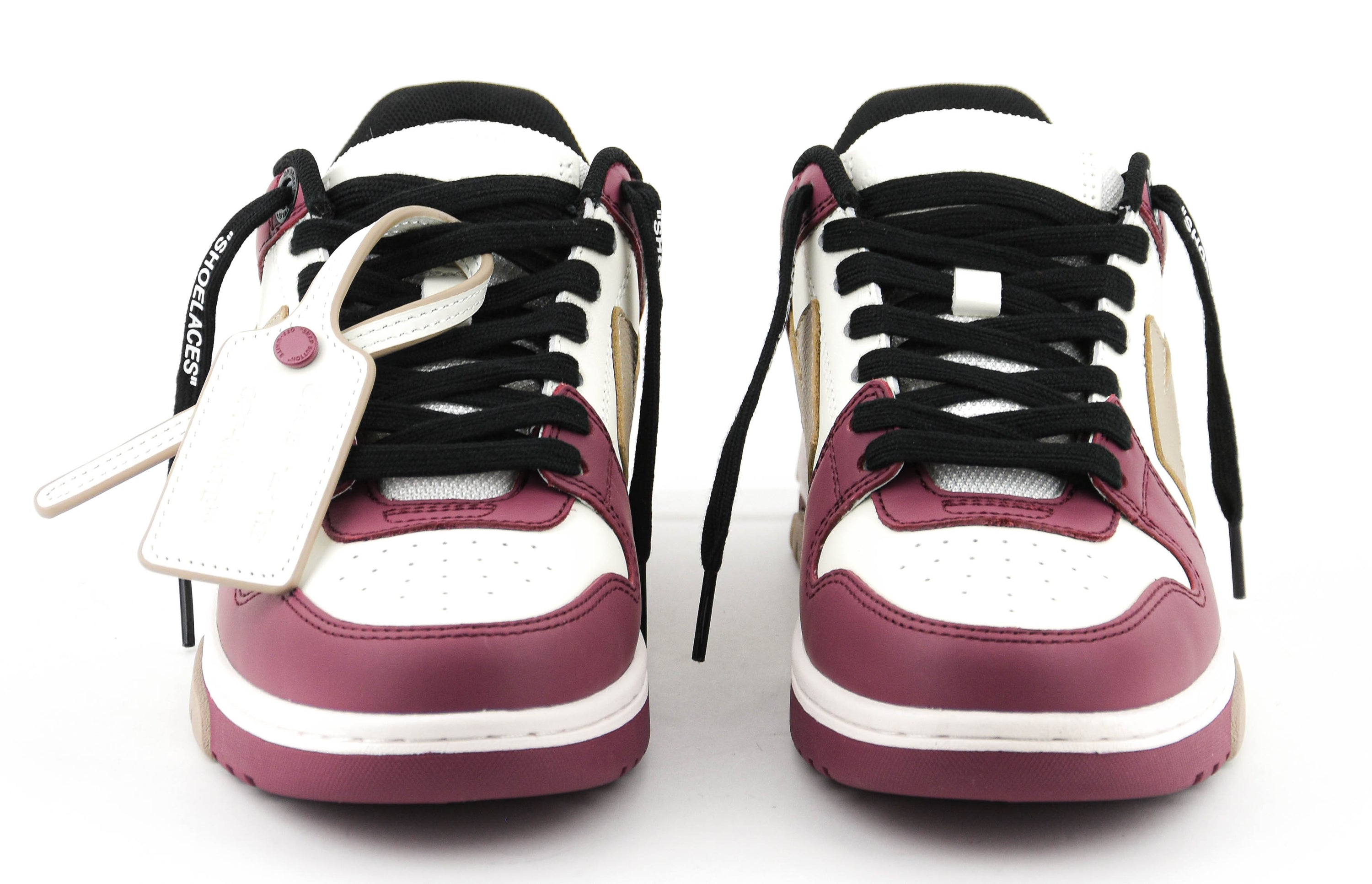 OFFWHITE OUT O OFFICE WHITE BURGUNDY