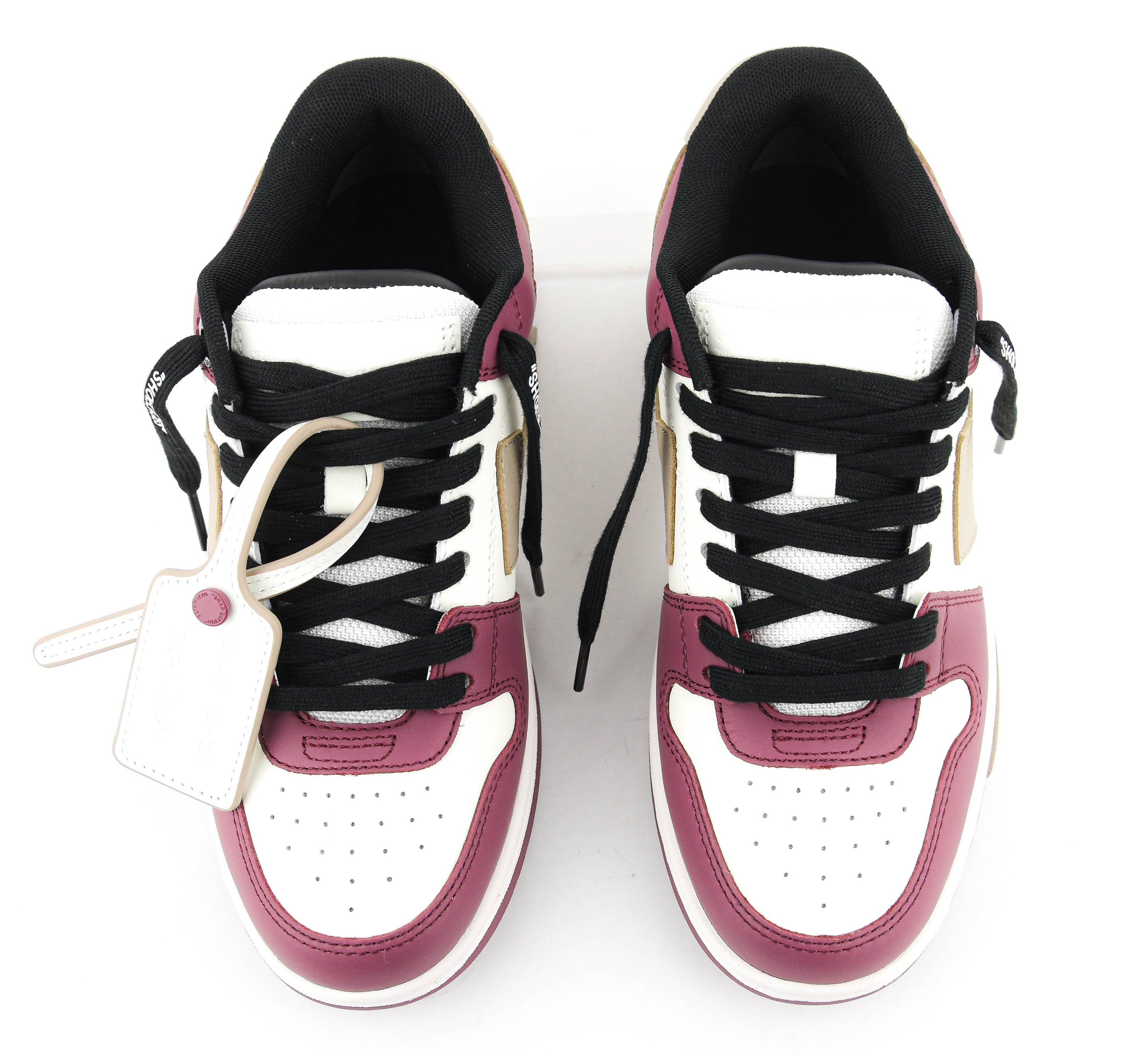 OFFWHITE OUT O OFFICE WHITE BURGUNDY