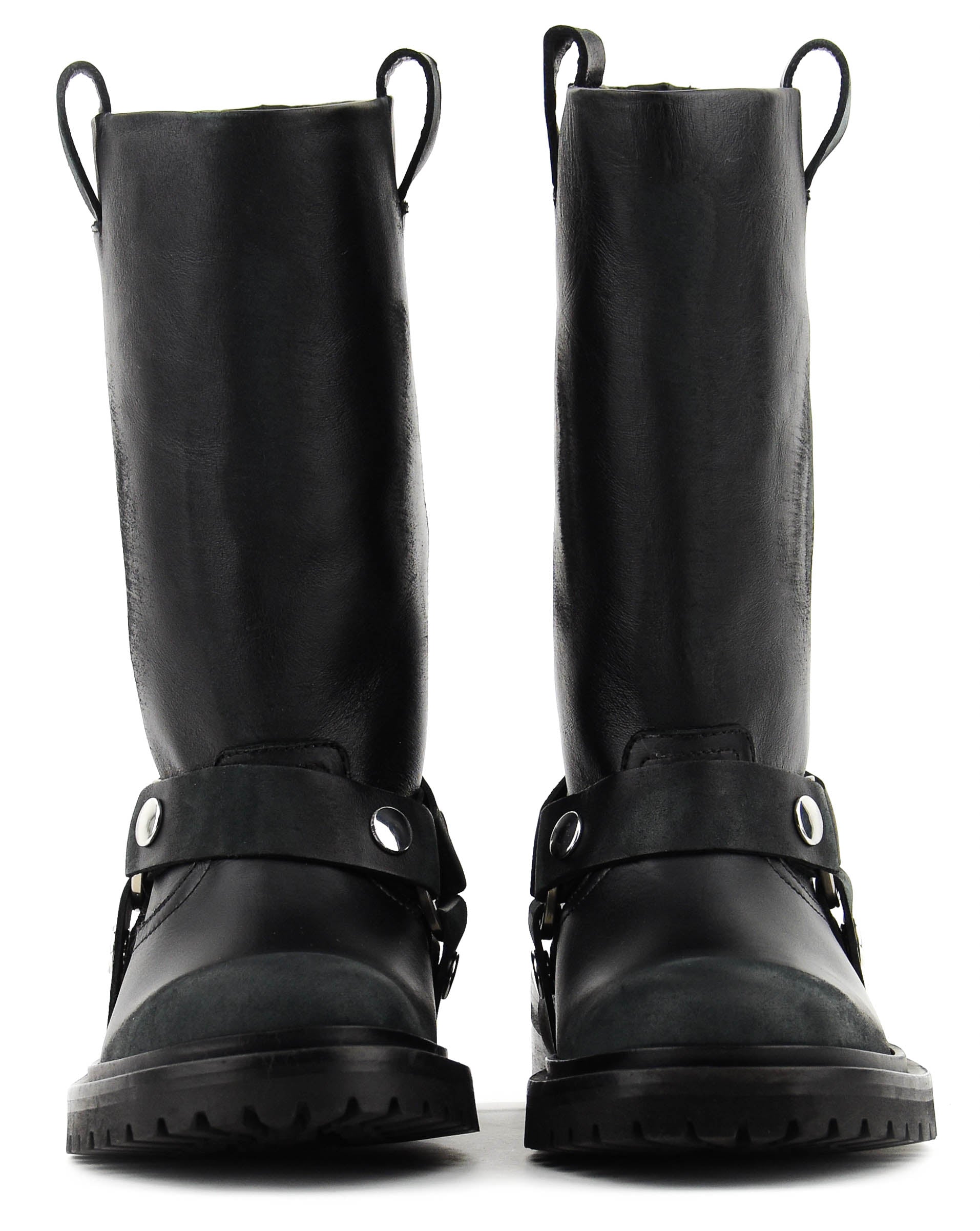 GOLDEN GOOSE KURT BOOT BLACK LEATHER