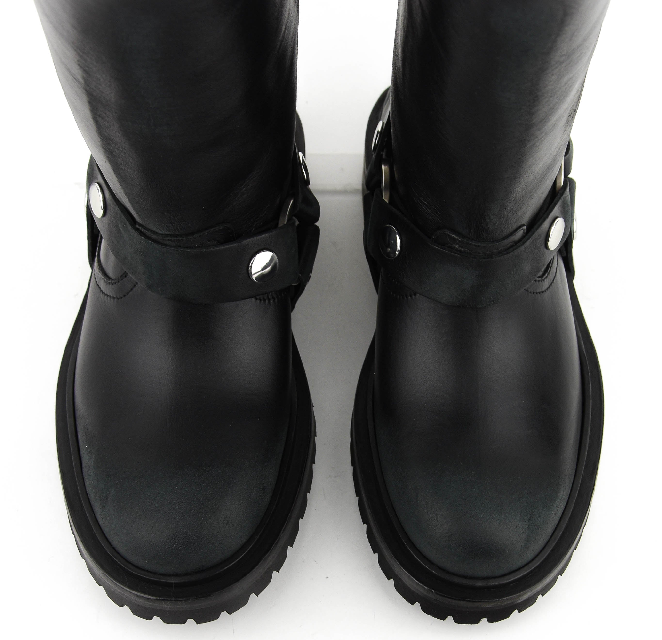 GOLDEN GOOSE KURT BOOT BLACK LEATHER