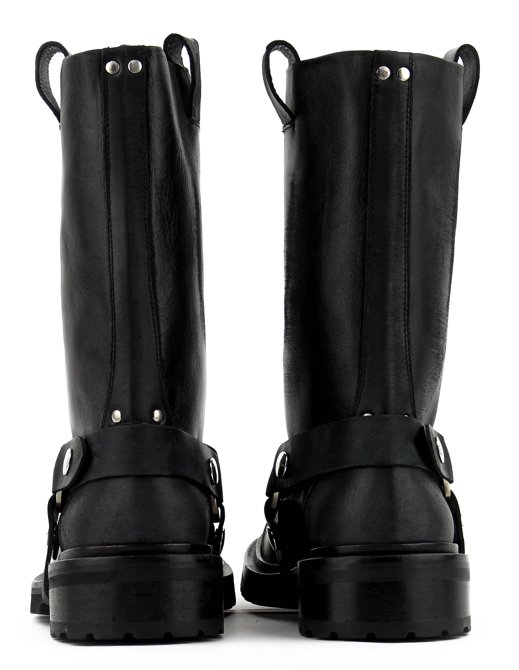 GOLDEN GOOSE KURT BOOT BLACK LEATHER