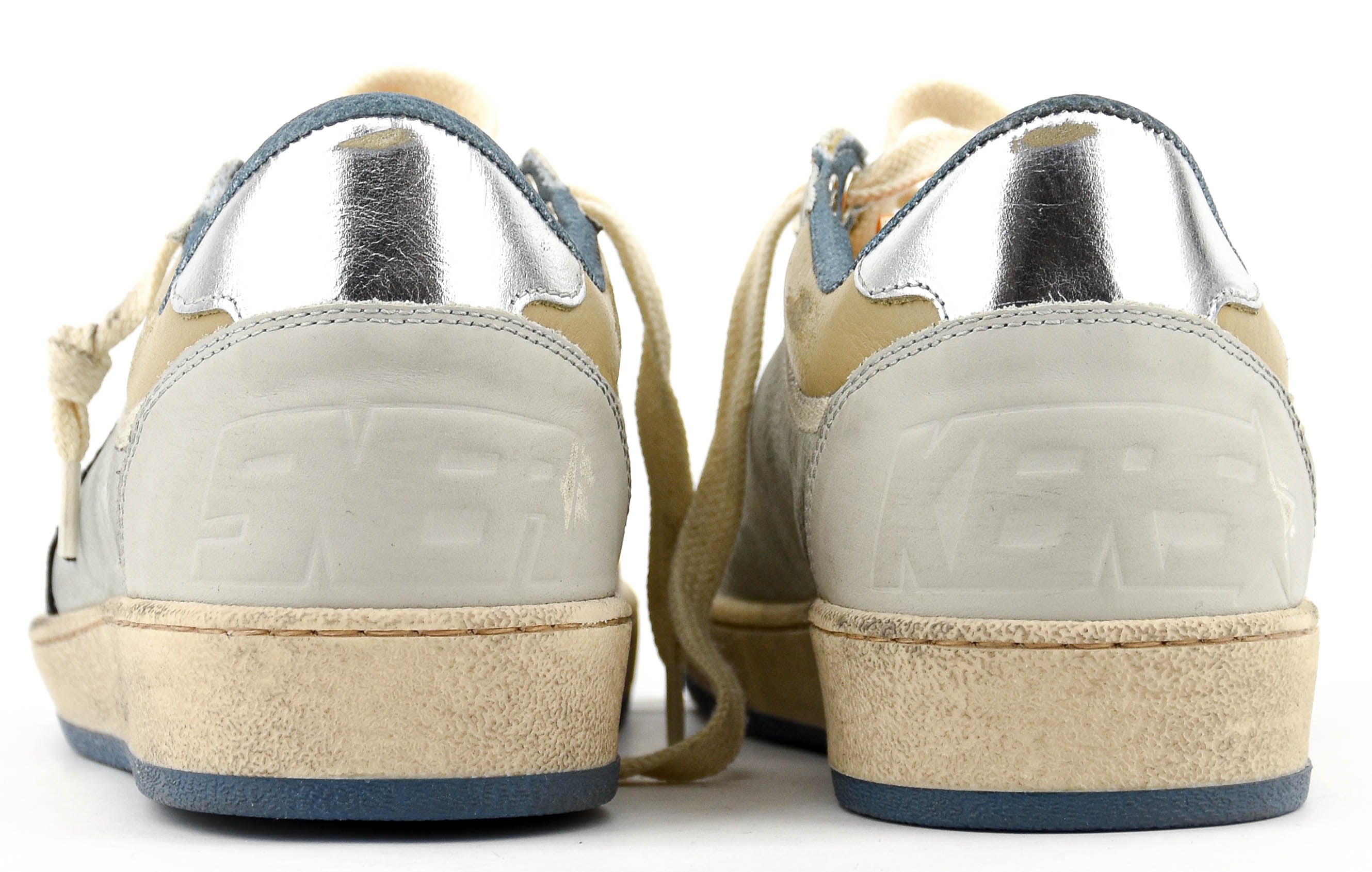 GOLDEN GOOSE BALL STAR PEARL GREY WHITE