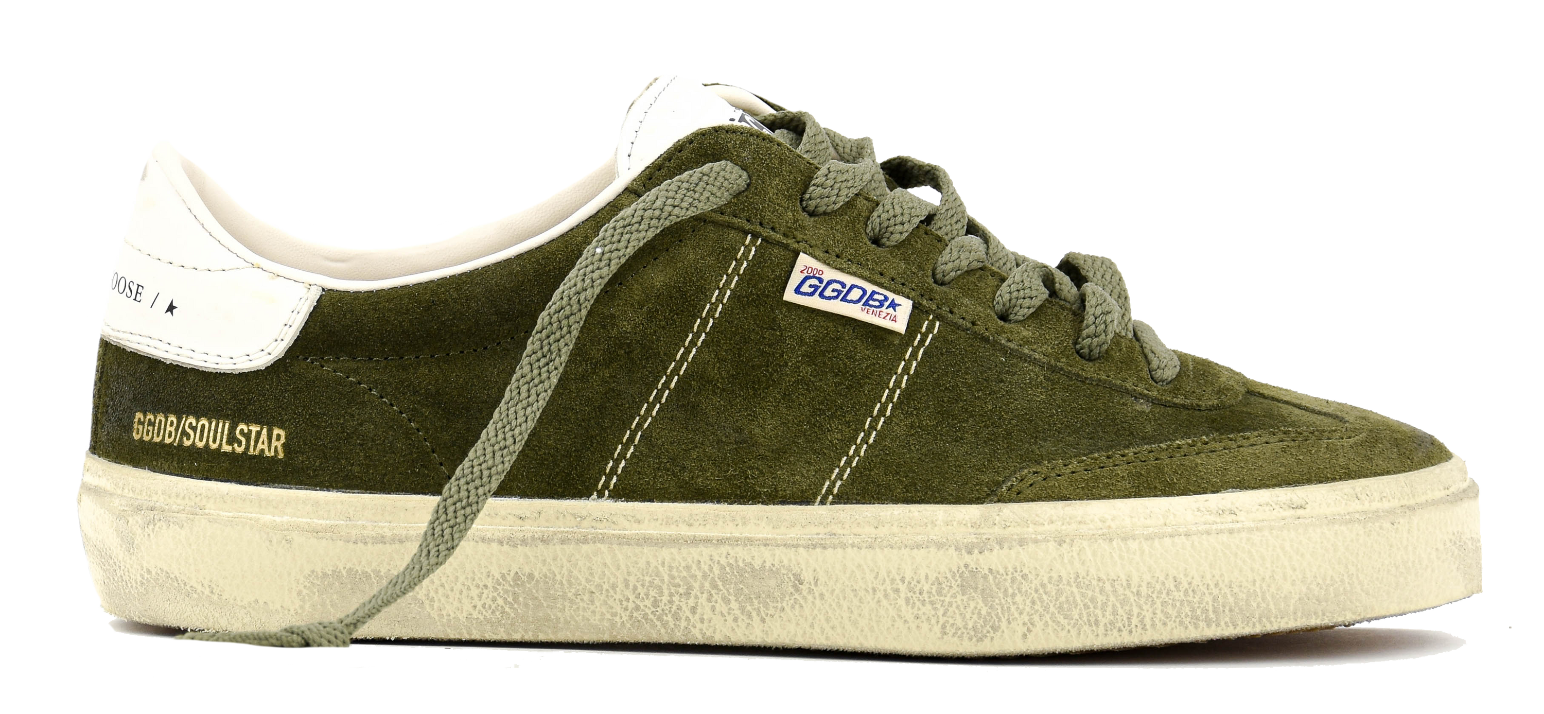 GOLDEN GOOSE SOUL STAR OLIVE GREEN