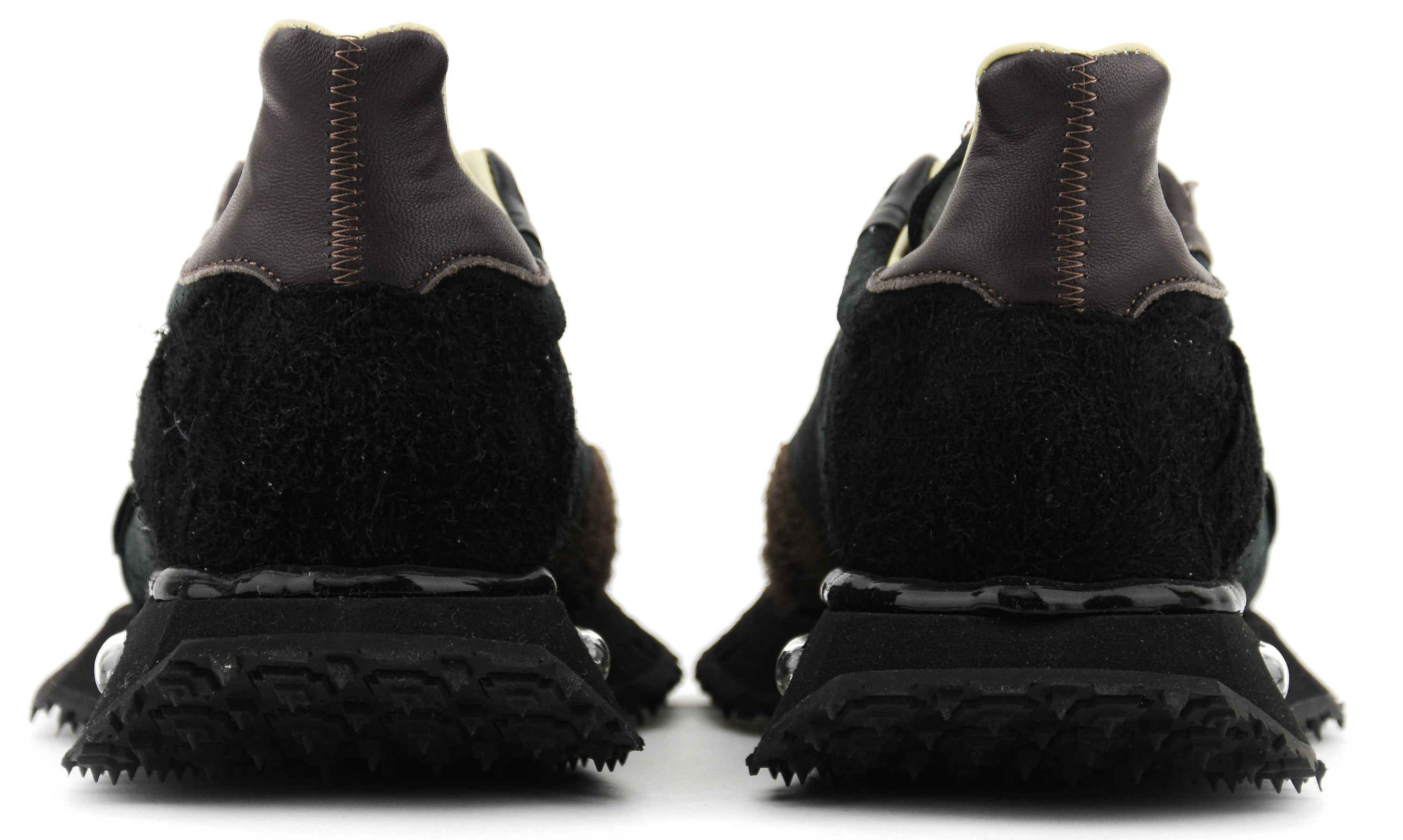 BePositive + RACE SNEAKER BLACK BROWN