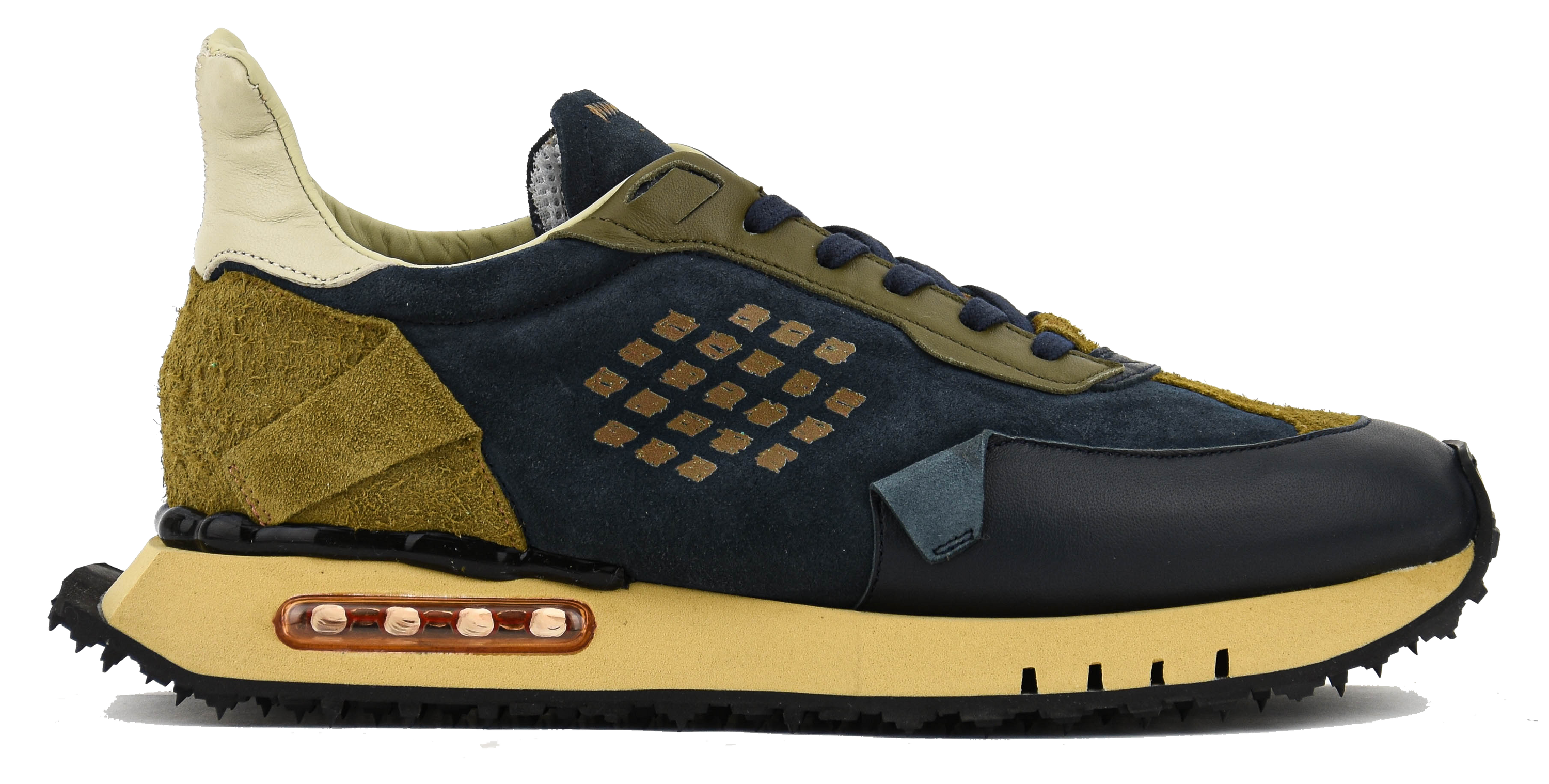 BePositive + RACE SNEAKER NAVY MILITARY